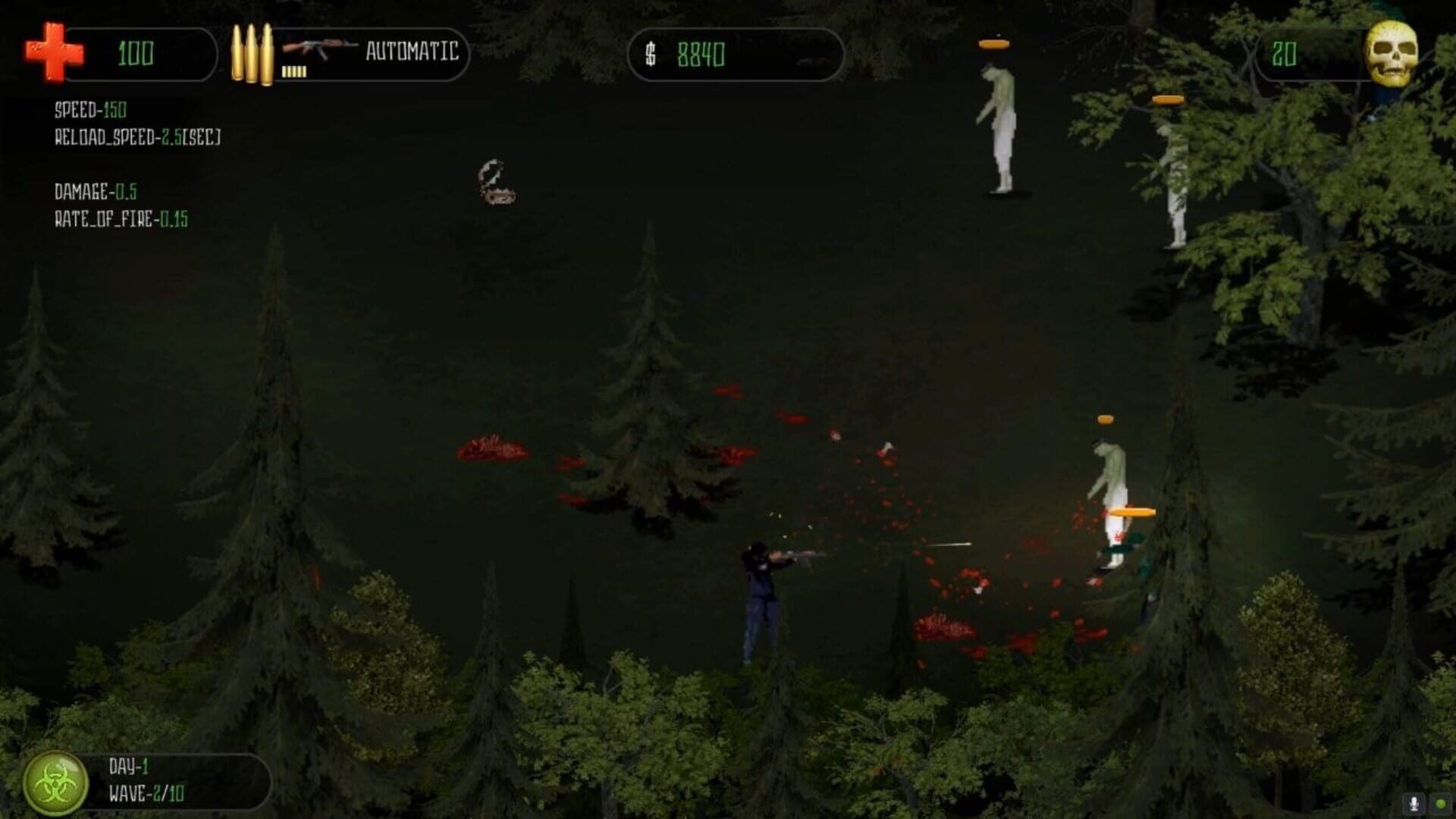 In the dark forest - Screenshot
