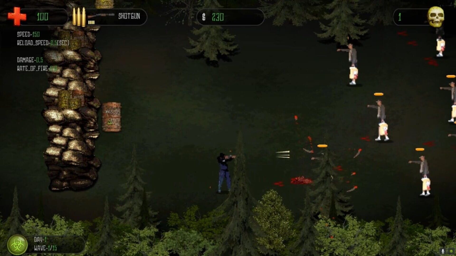 In the dark forest - Screenshot