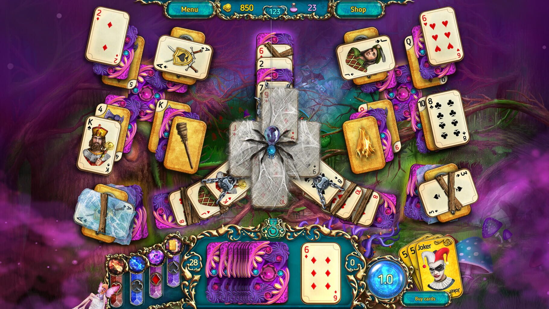 Dreamland Solitaire: Dark Prophecy screenshot