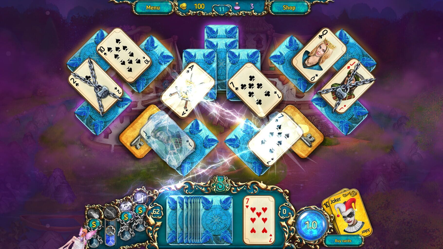 Dreamland Solitaire: Dark Prophecy screenshot