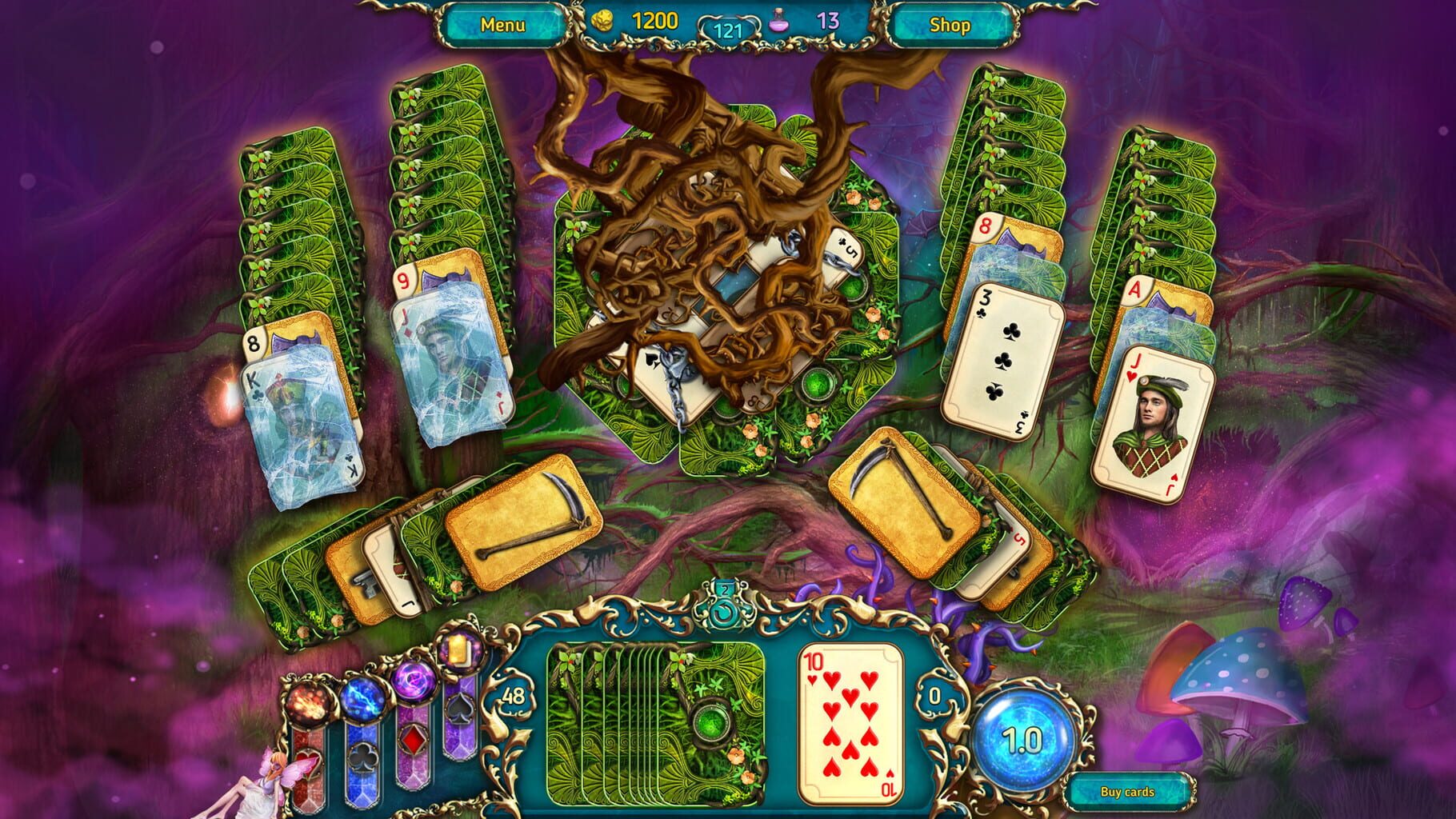 Dreamland Solitaire: Dark Prophecy screenshot