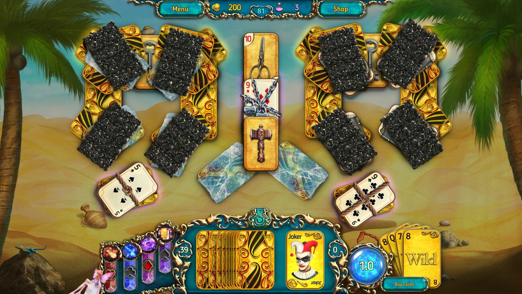 Dreamland Solitaire: Dark Prophecy screenshot