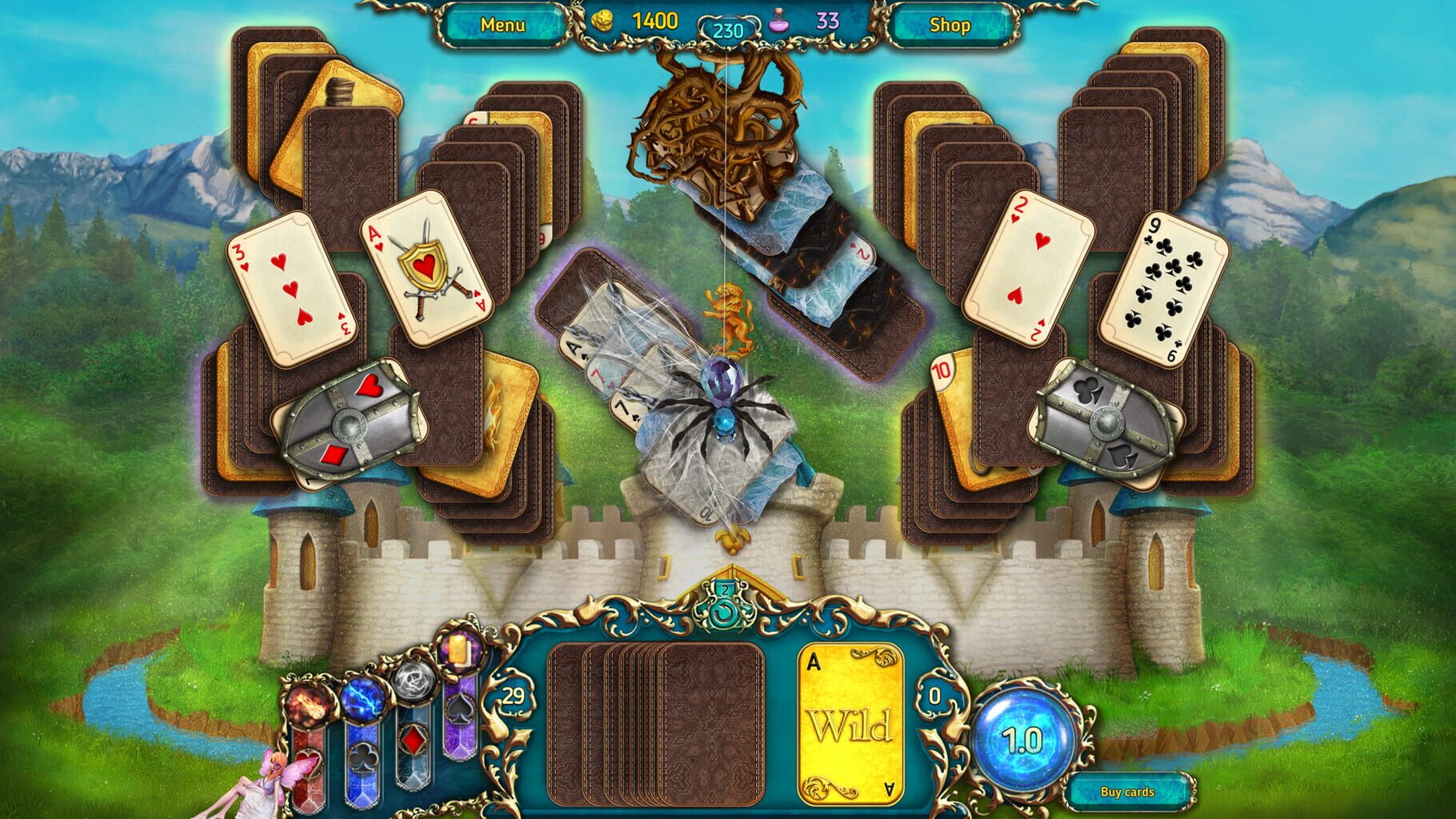 Dreamland Solitaire: Dark Prophecy screenshot