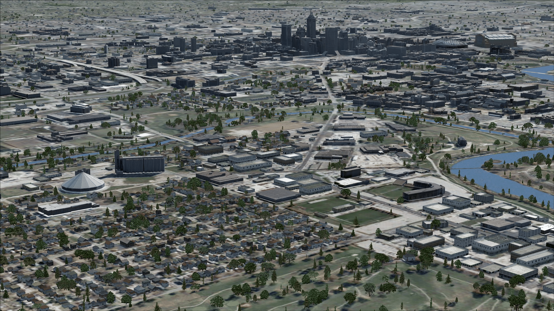 Microsoft Flight Simulator X: Steam Edition - US Cities X: Indianapolis screenshot