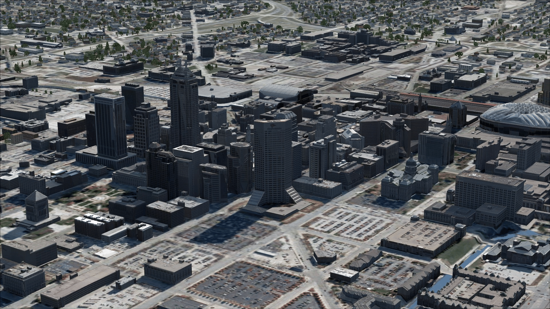 Microsoft Flight Simulator X: Steam Edition - US Cities X: Indianapolis screenshot