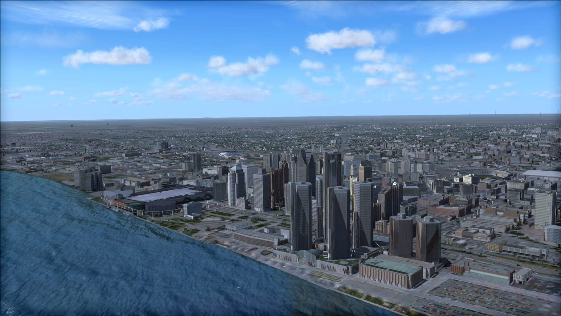 Microsoft Flight Simulator X: Steam Edition - US Cities: Detroit