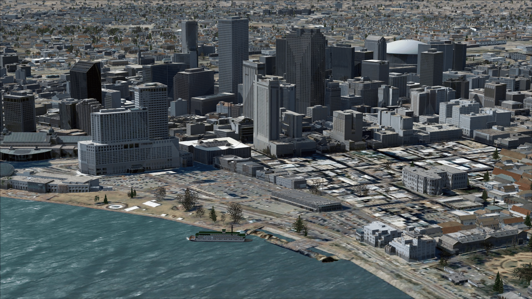 Microsoft Flight Simulator X: Steam Edition - US Cities X: New Orleans screenshot