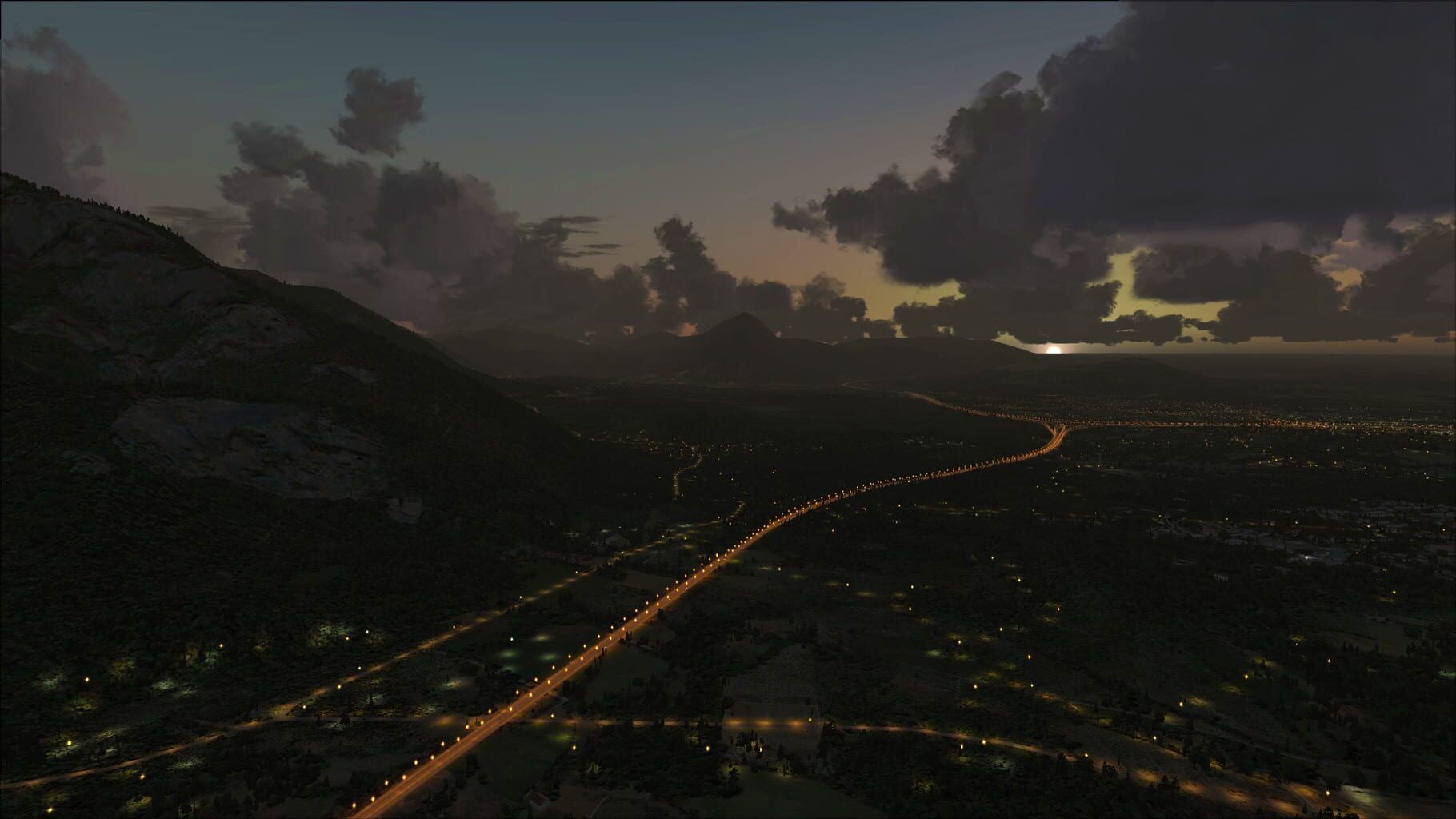 Microsoft Flight Simulator X: Steam Edition - Night Environment: Alps