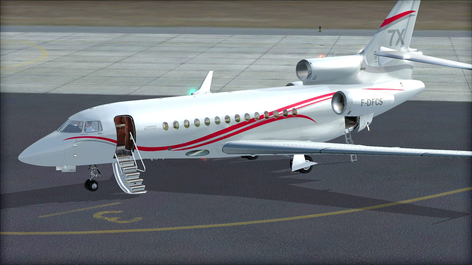 Microsoft Flight Simulator X: Steam Edition - Falcon 7X