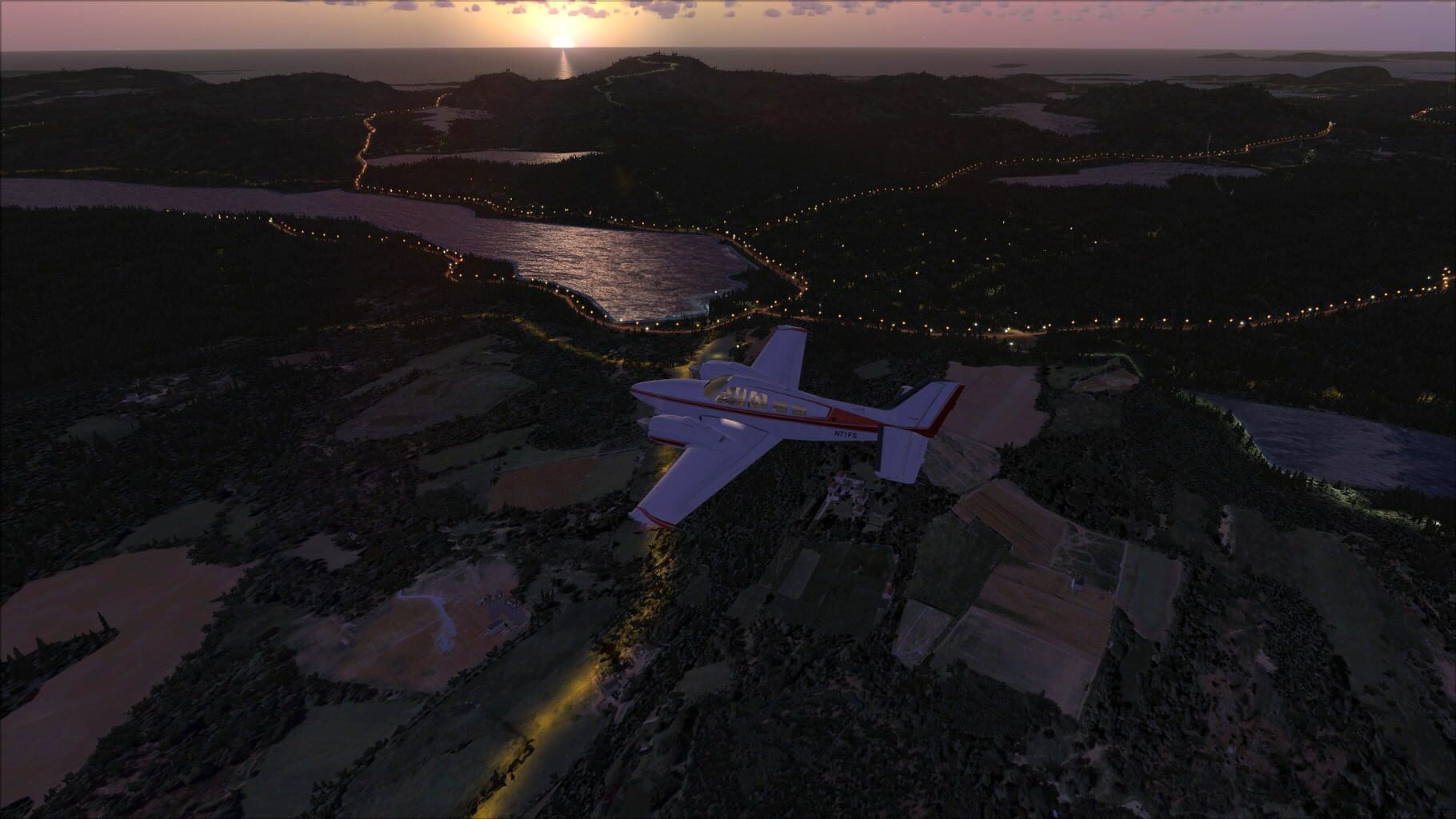 Microsoft Flight Simulator X: Steam Edition - Night Environment: Norway