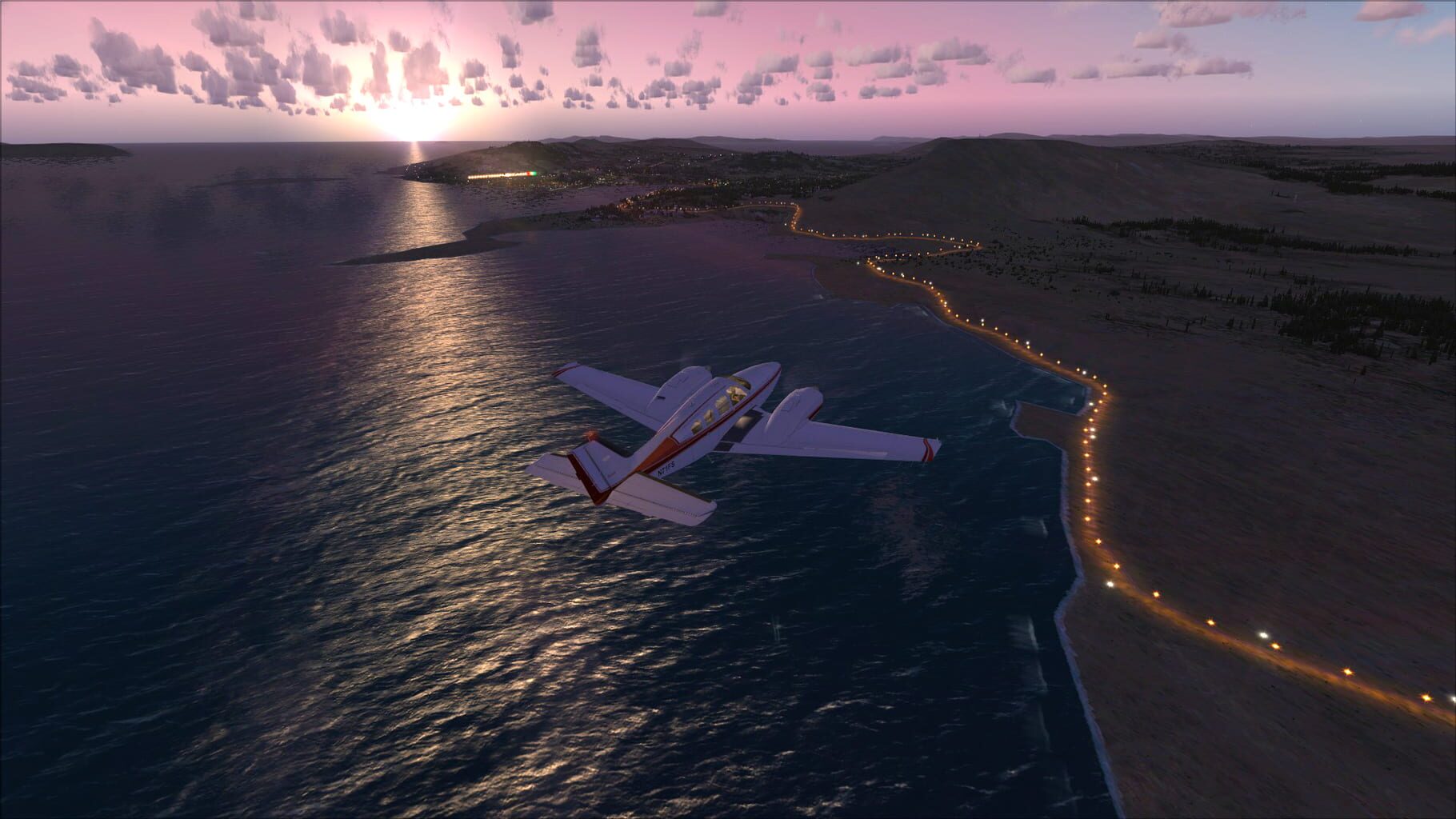 Microsoft Flight Simulator X: Steam Edition - Night Environment: Norway