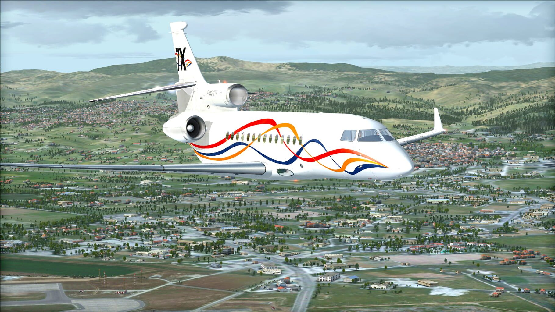 Microsoft Flight Simulator X: Steam Edition - Falcon 7X