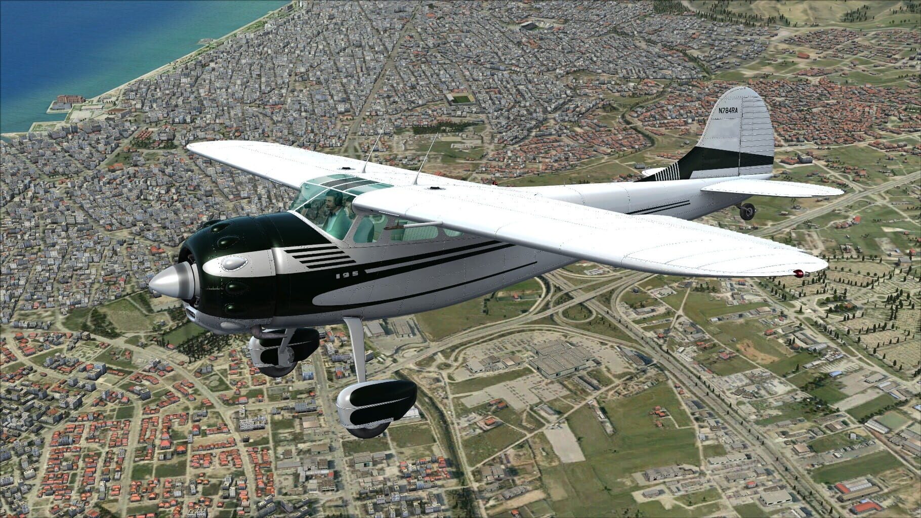 Microsoft Flight Simulator X: Steam Edition - Cessna C195 Businessliner