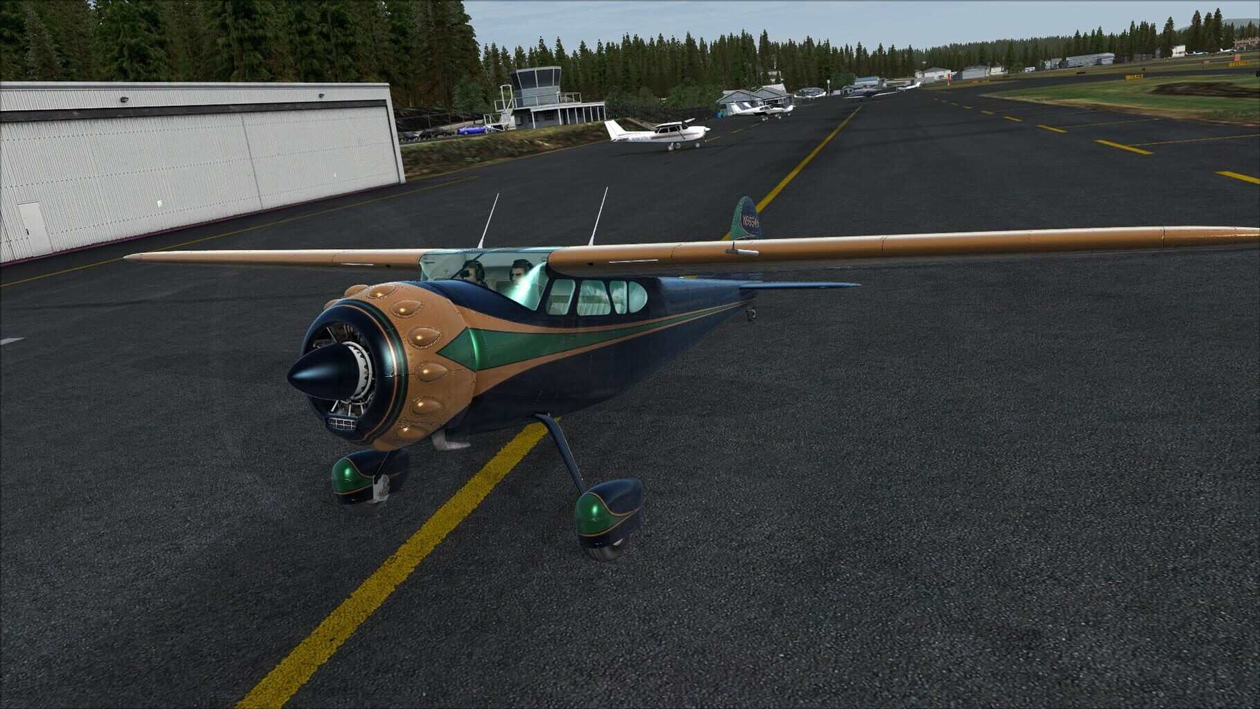 Microsoft Flight Simulator X: Steam Edition - Cessna C195 Businessliner