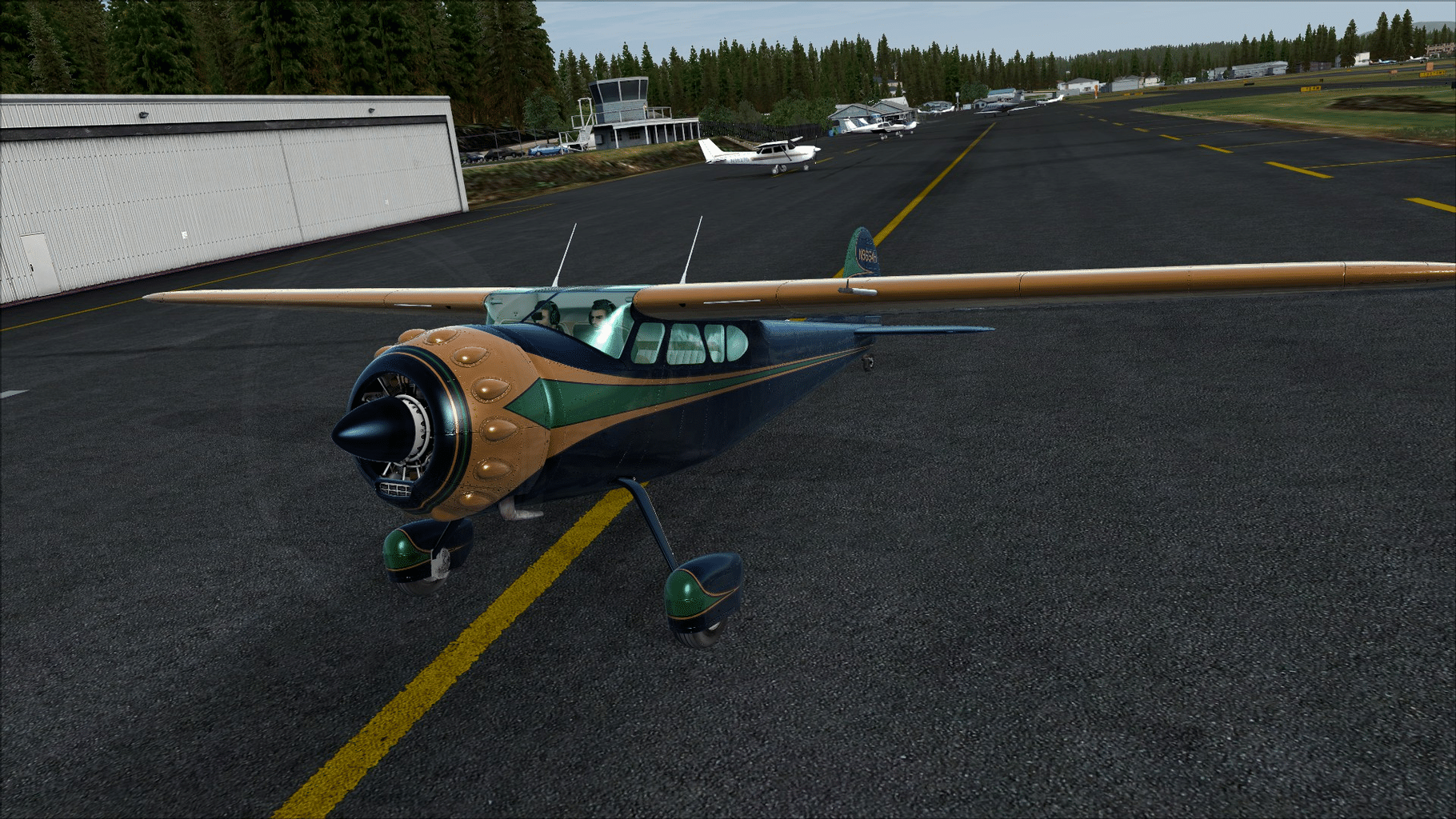 Microsoft Flight Simulator X: Steam Edition - Cessna C195 Businessliner screenshot