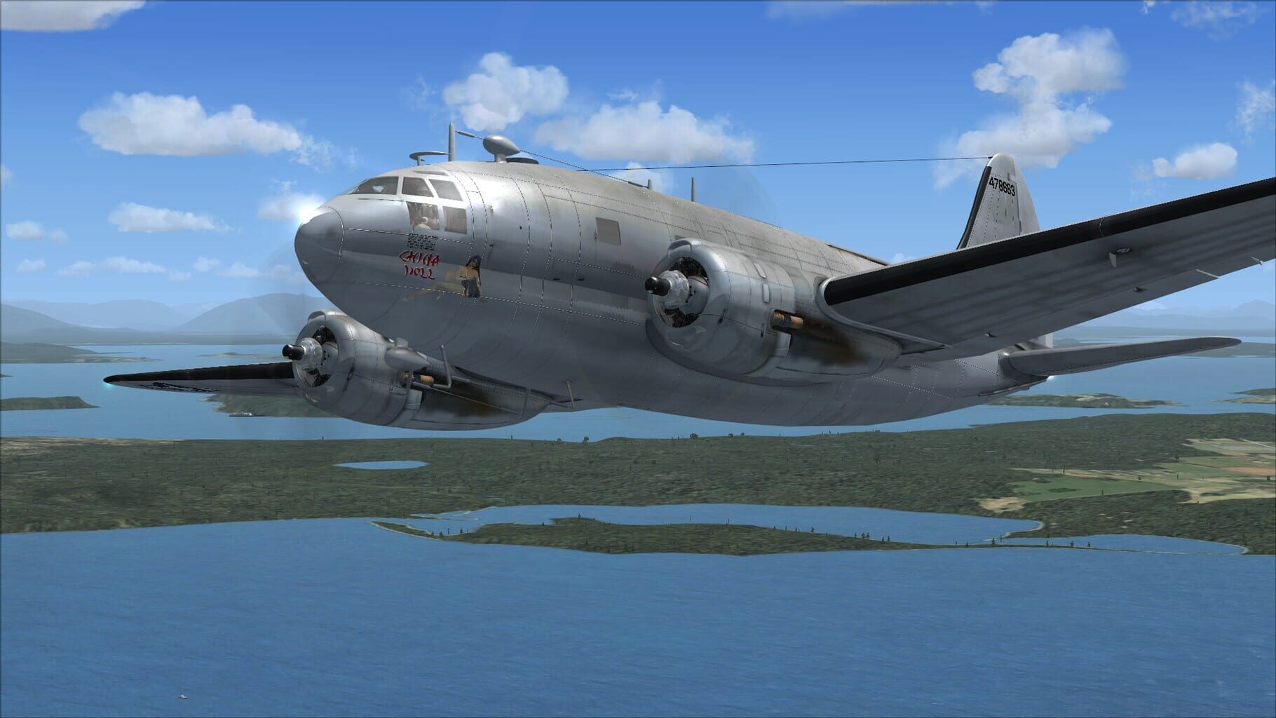 Microsoft Flight Simulator X: Steam Edition - Curtiss C-46 Commando