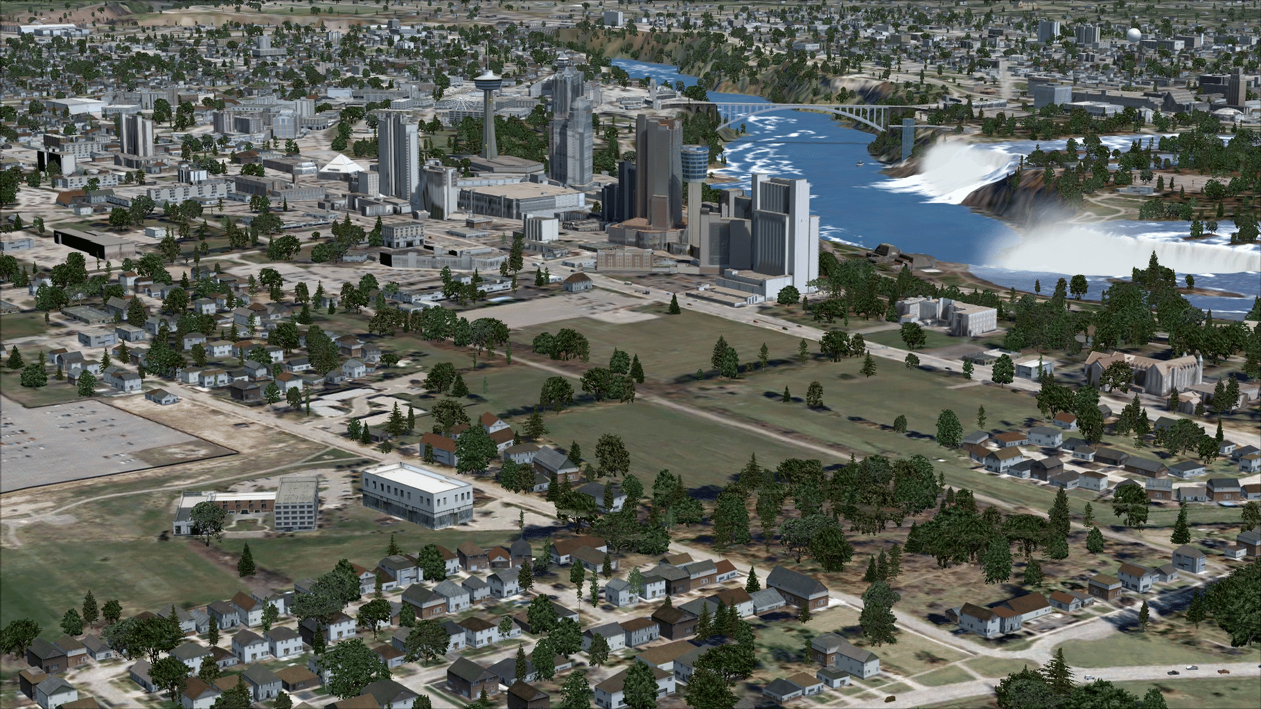 Microsoft Flight Simulator X: Steam Edition - US Cities X: Niagara Falls screenshot