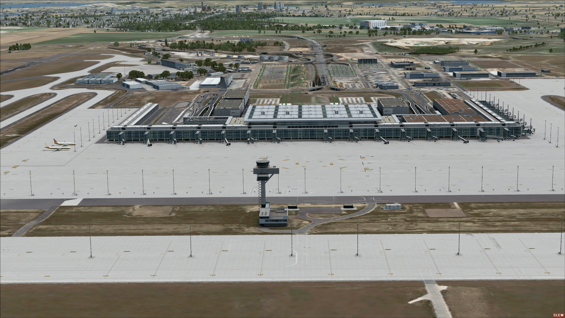 Microsoft Flight Simulator X: Steam Edition - Mega Airport Berlin Brandenburg screenshot