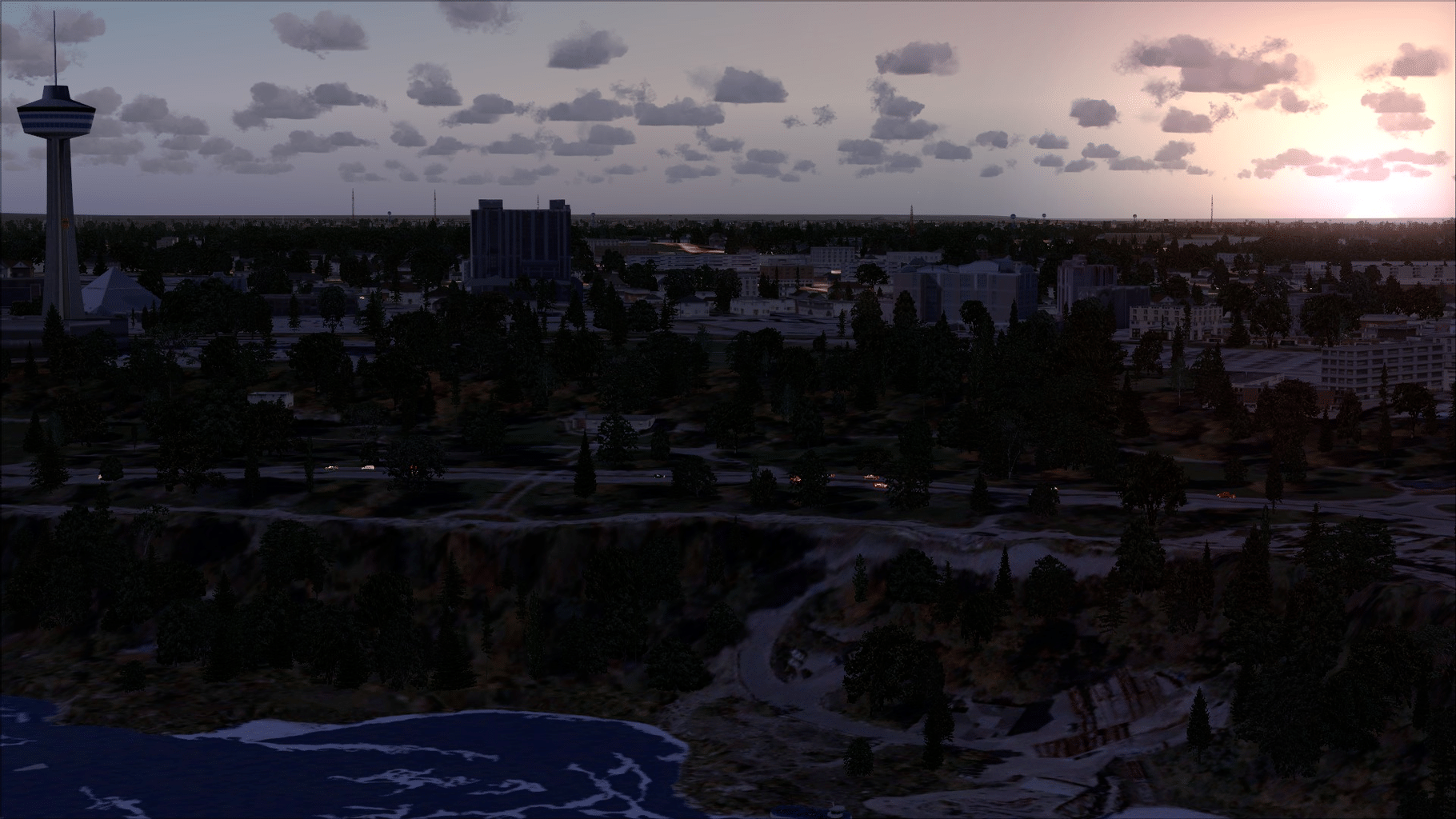 Microsoft Flight Simulator X: Steam Edition - US Cities X: Niagara Falls screenshot