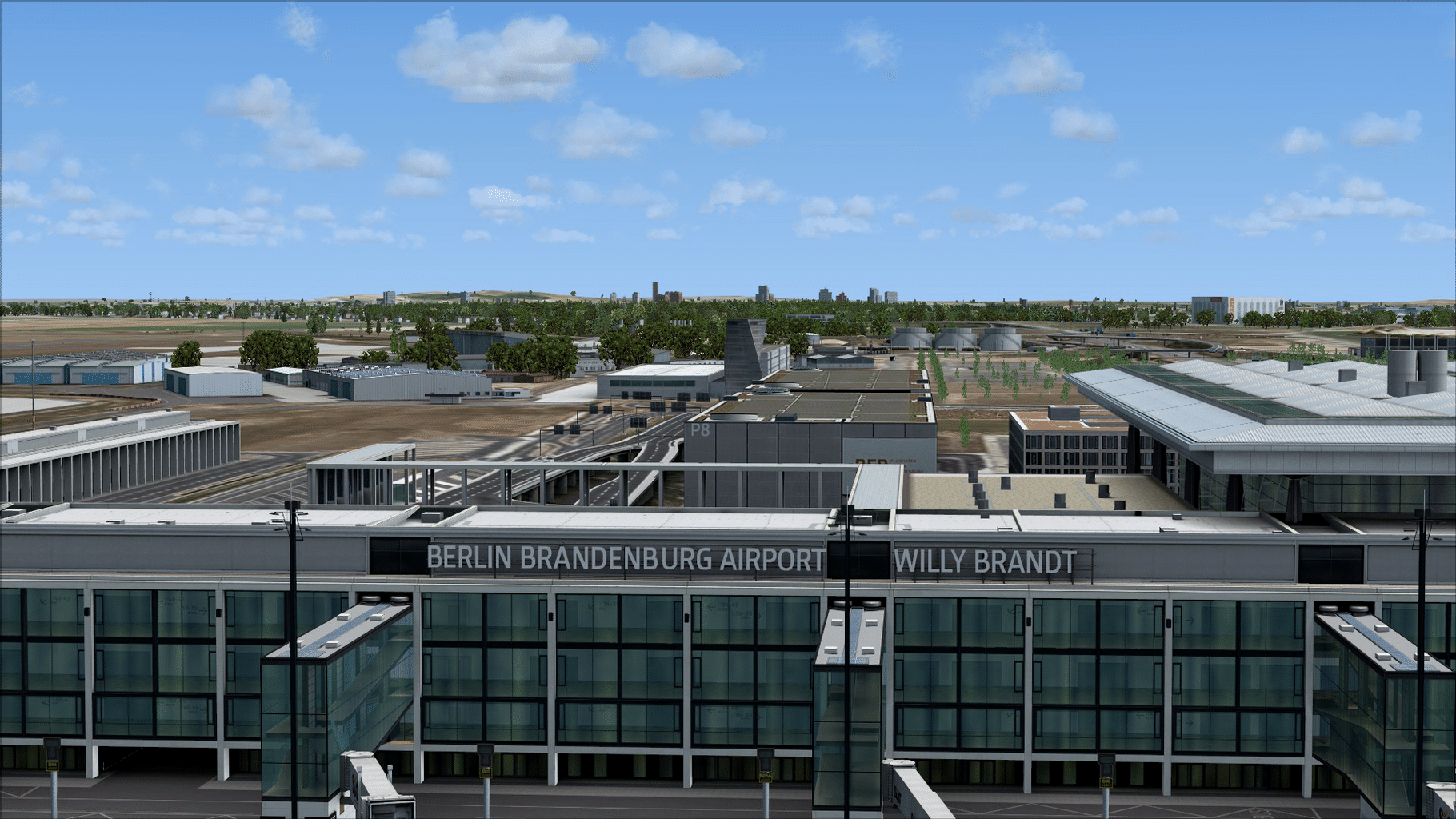 Microsoft Flight Simulator X: Steam Edition - Mega Airport Berlin Brandenburg screenshot