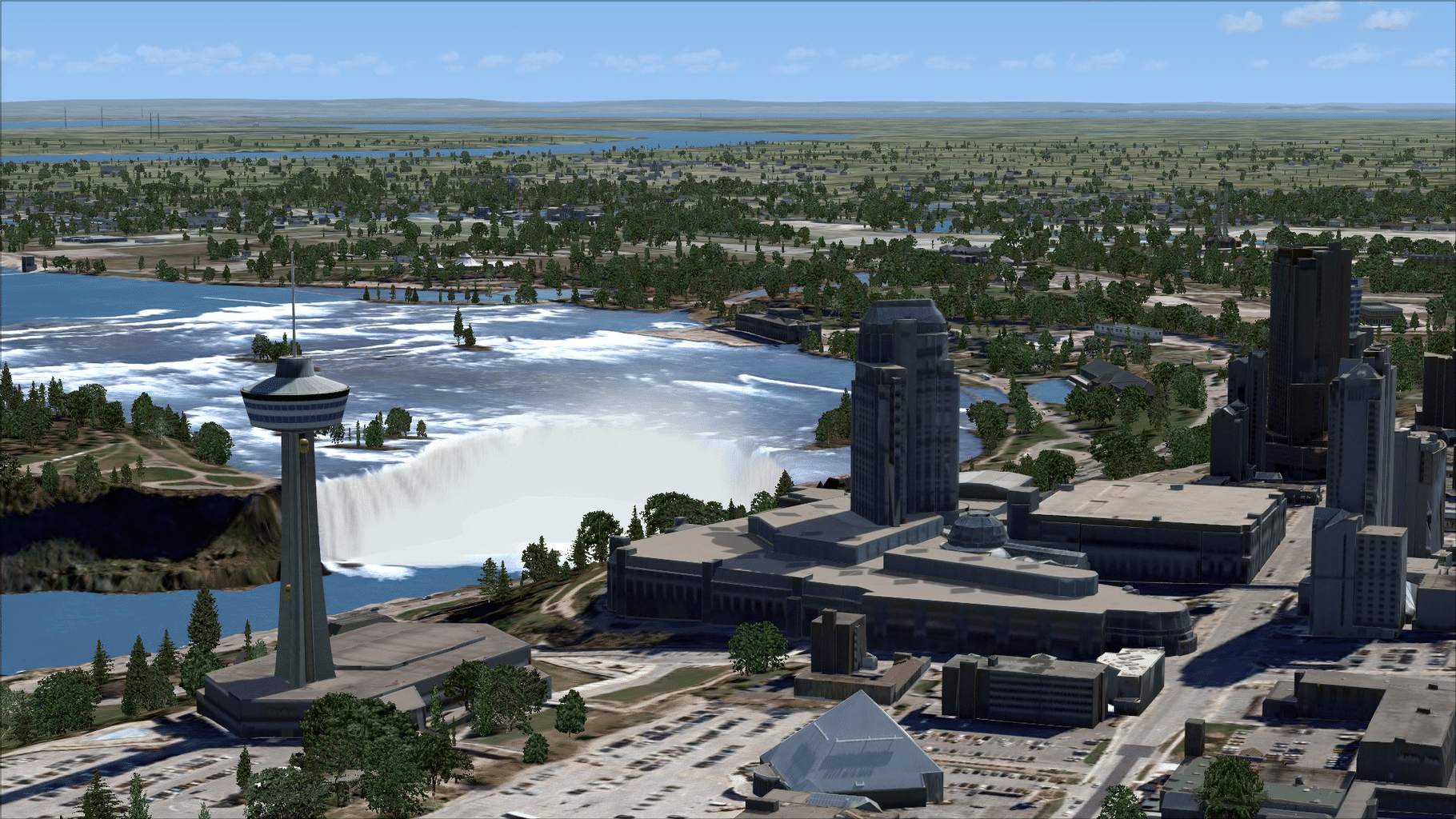 Microsoft Flight Simulator X: Steam Edition - US Cities X: Niagara Falls screenshot