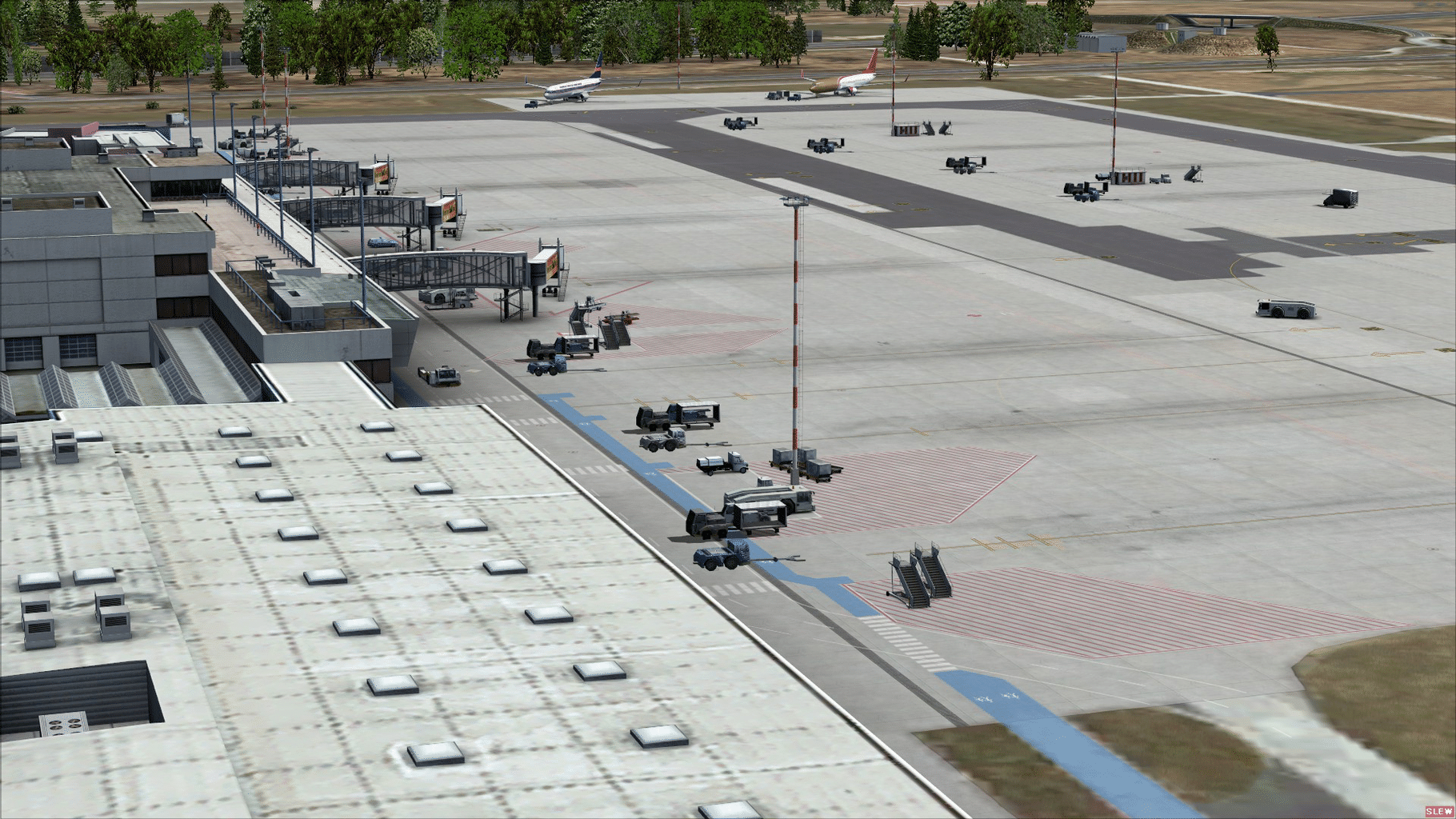 Microsoft Flight Simulator X: Steam Edition - Mega Airport Berlin Brandenburg screenshot