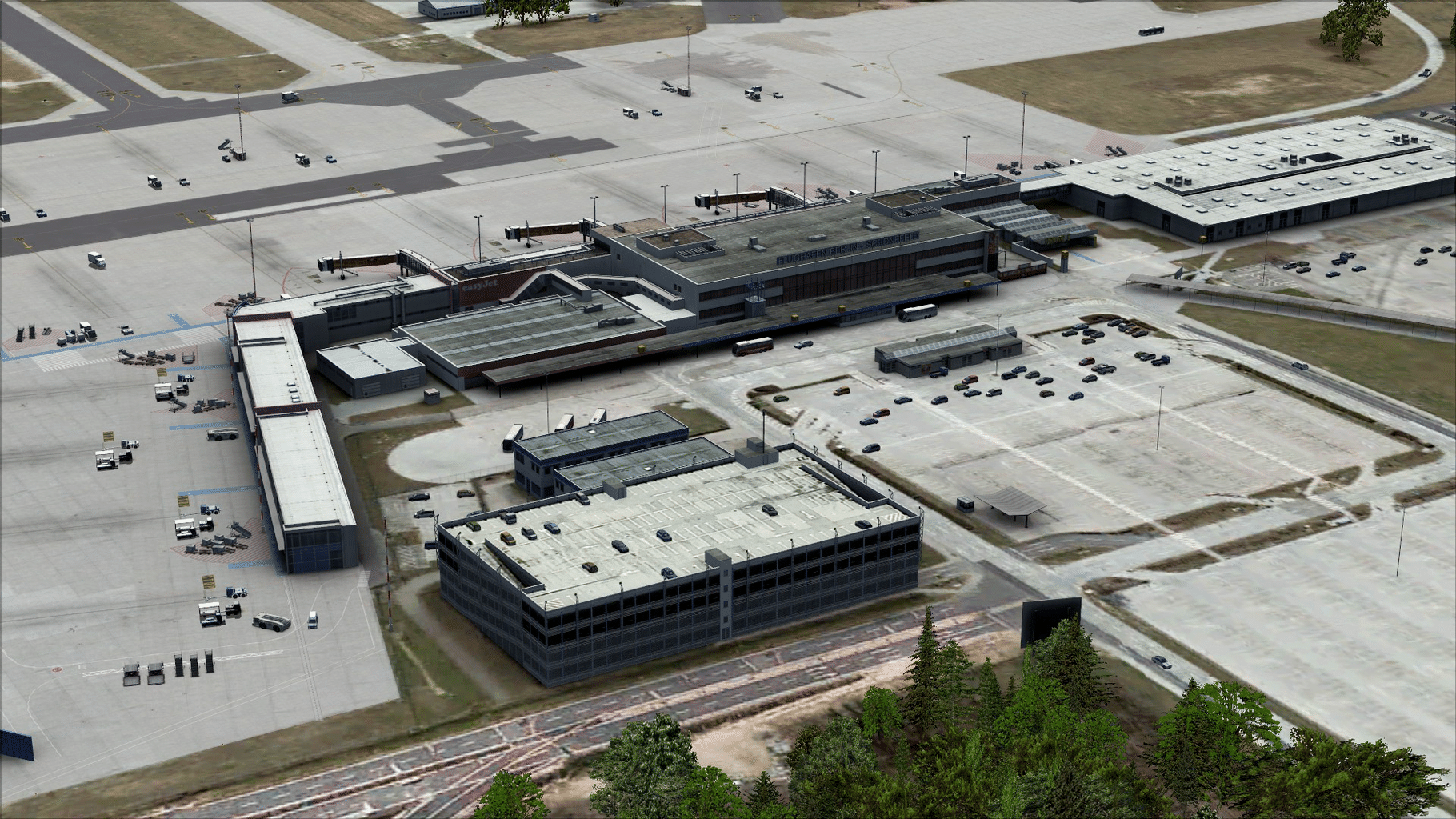 Microsoft Flight Simulator X: Steam Edition - Mega Airport Berlin Brandenburg screenshot