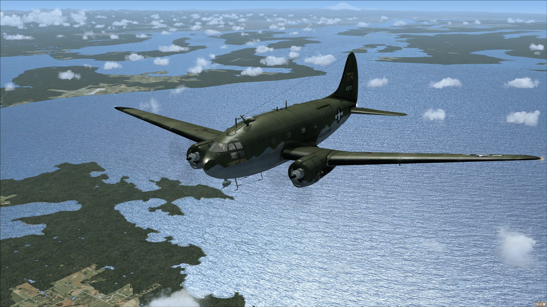 Microsoft Flight Simulator X: Steam Edition - Curtiss C-46 Commando screenshot