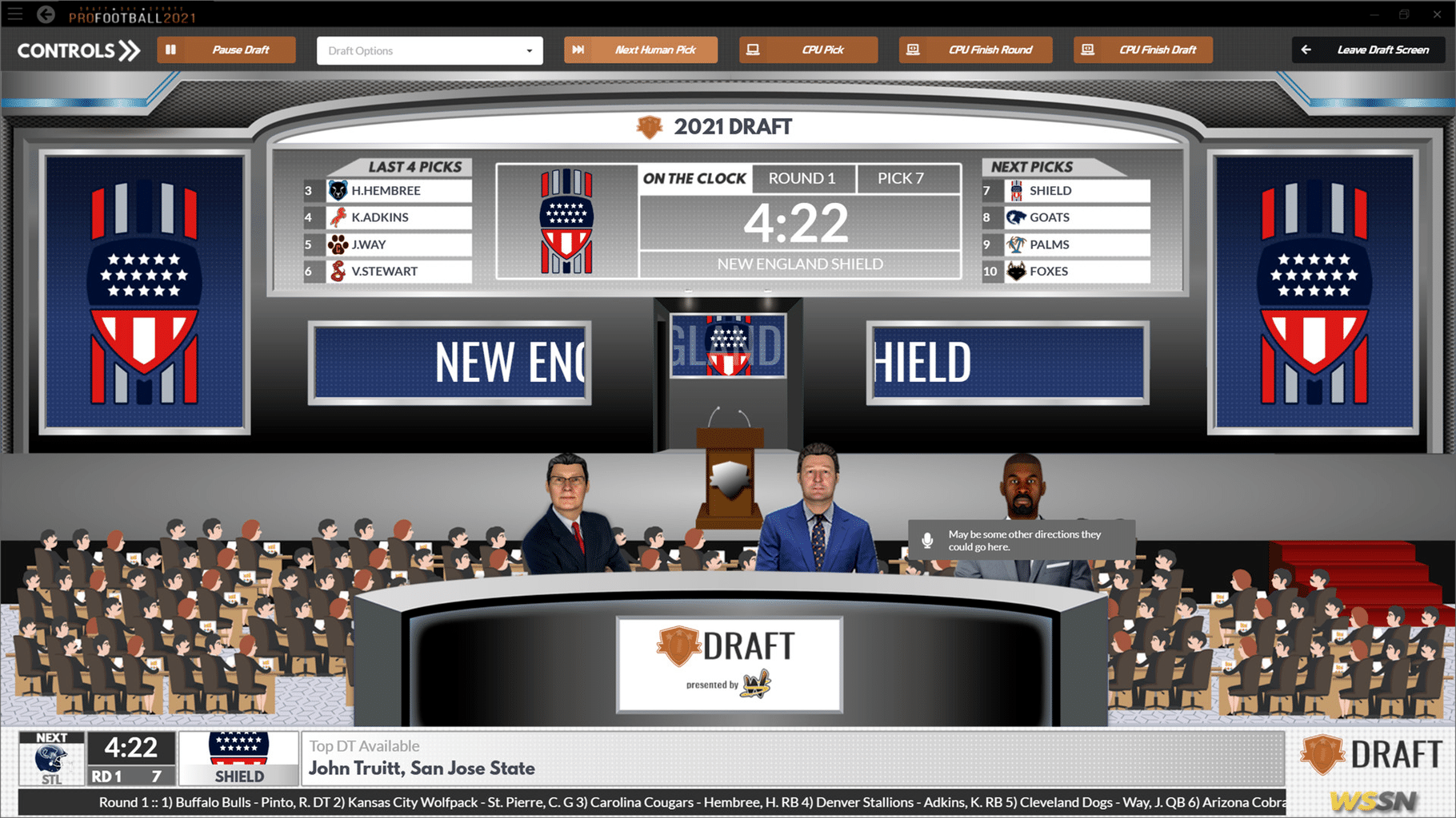 Draft Day Sports: Pro Football 2021 screenshot