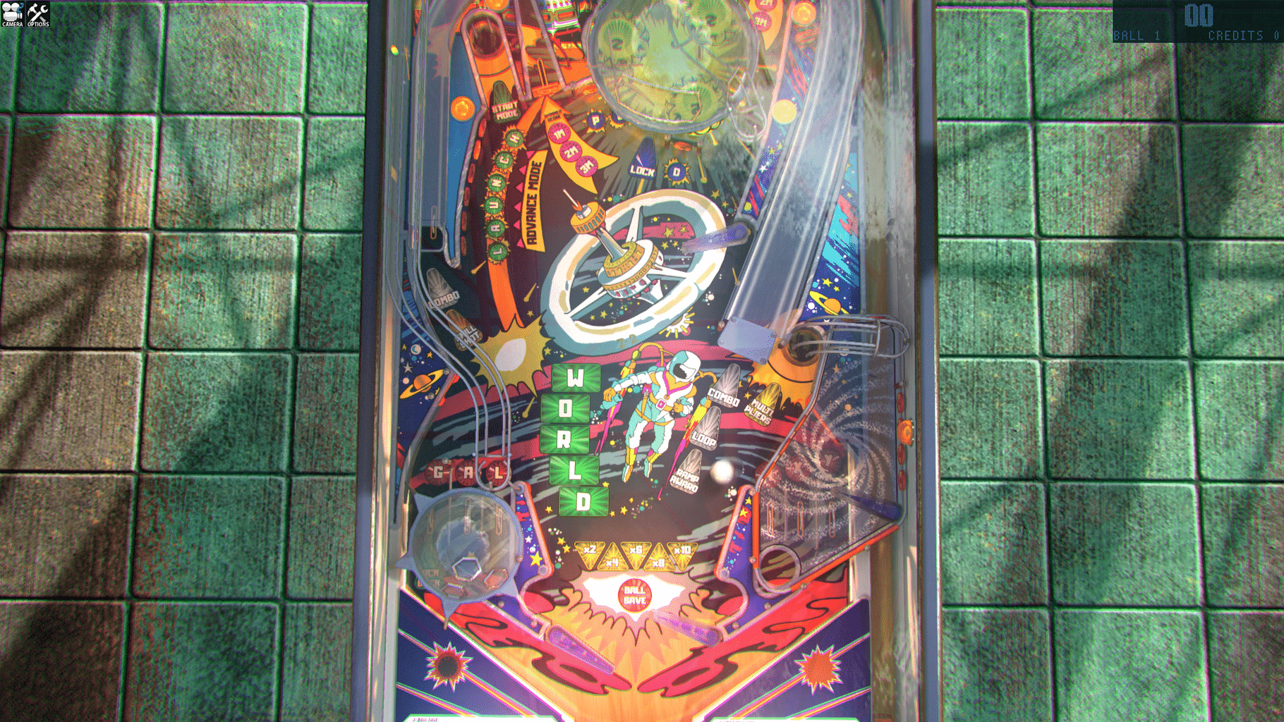 Zaccaria Pinball: Future World 2018 Table screenshot