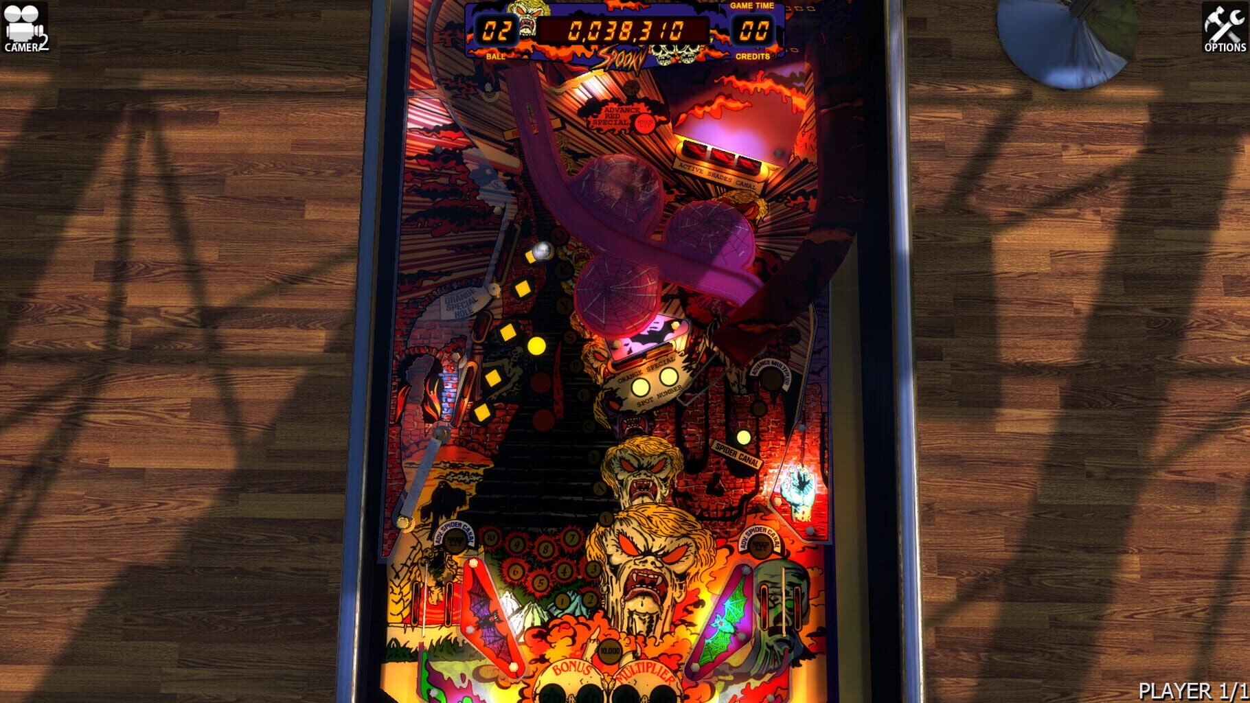 Captura de pantalla - Zaccaria Pinball: Spooky Table