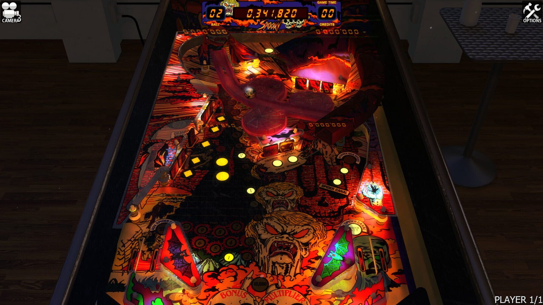 Captura de pantalla - Zaccaria Pinball: Spooky Table