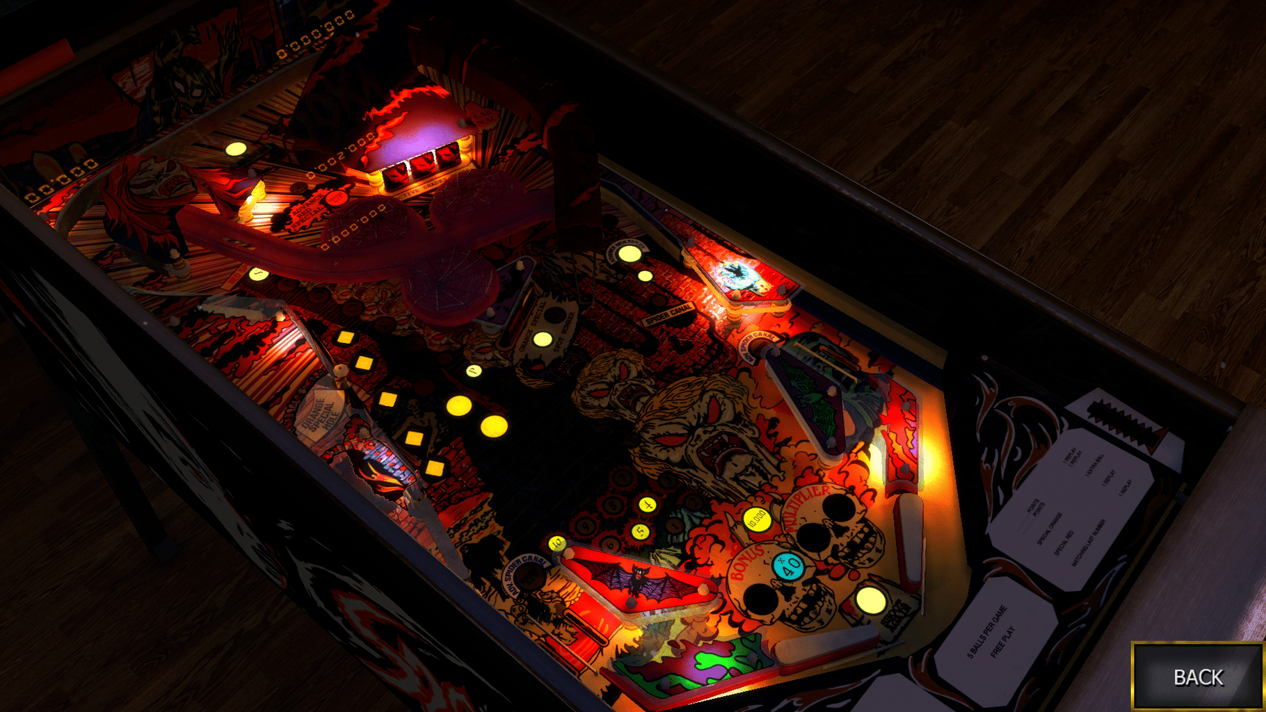 Zaccaria Pinball: Spooky Table screenshot