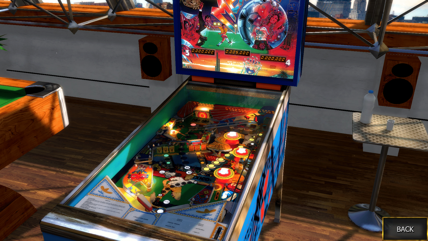 Zaccaria Pinball: Mexico '86 Table screenshot