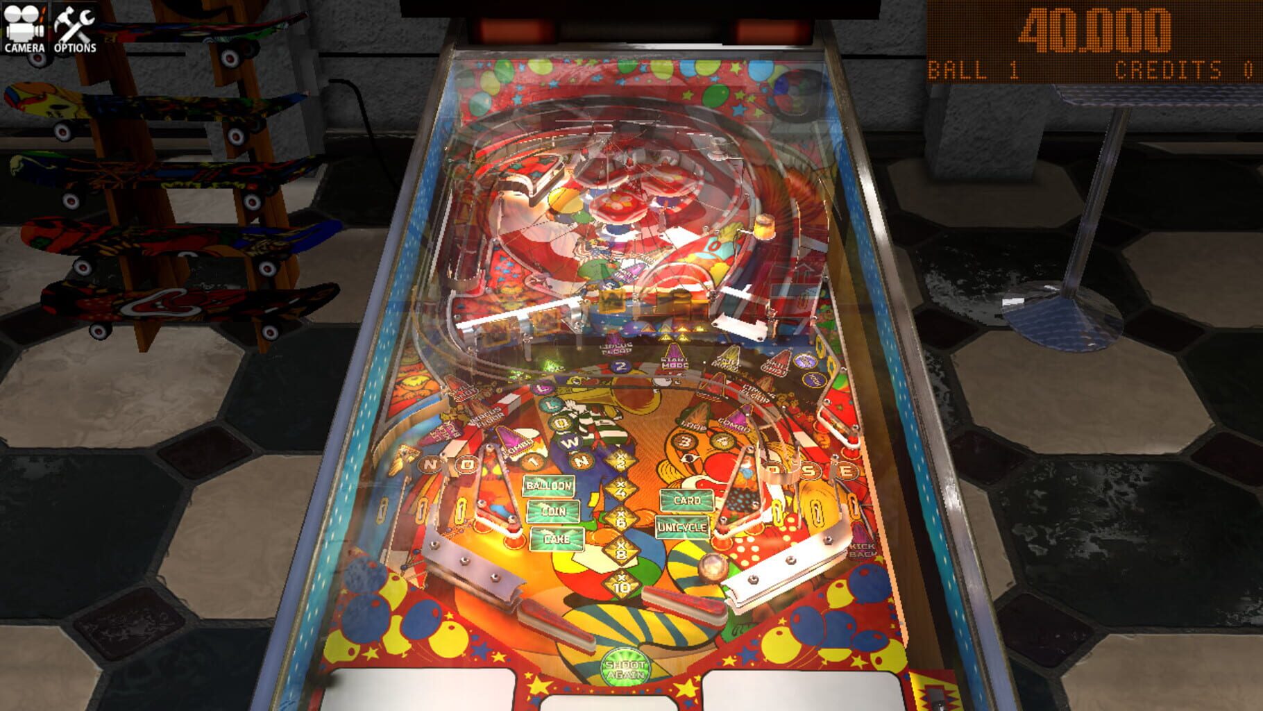 Captura de pantalla - Zaccaria Pinball: Clown 2019 Table