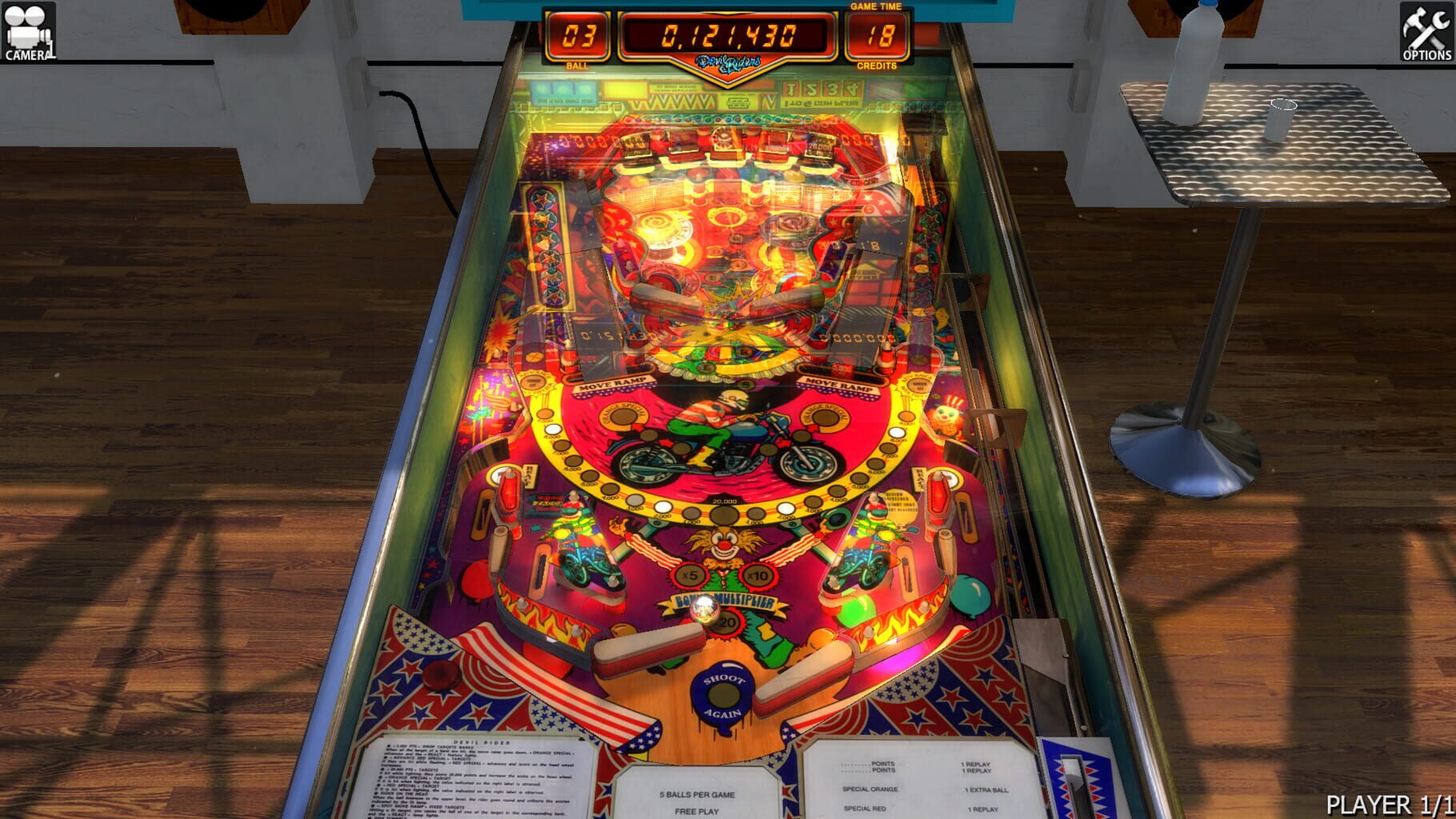 Zaccaria Pinball: Devil Riders Table screenshot