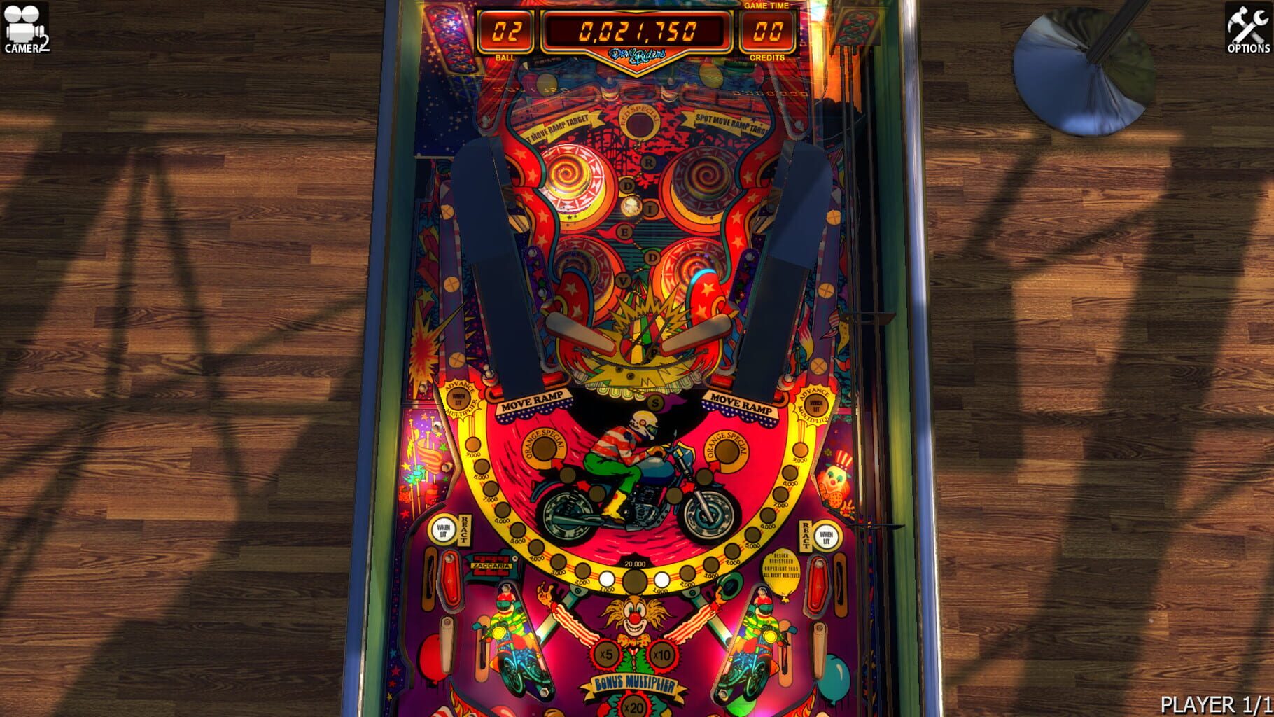 Zaccaria Pinball: Devil Riders Table screenshot