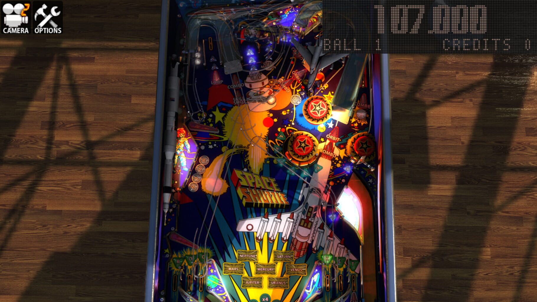 Zaccaria Pinball: Space Shuttle 2016 Table screenshot