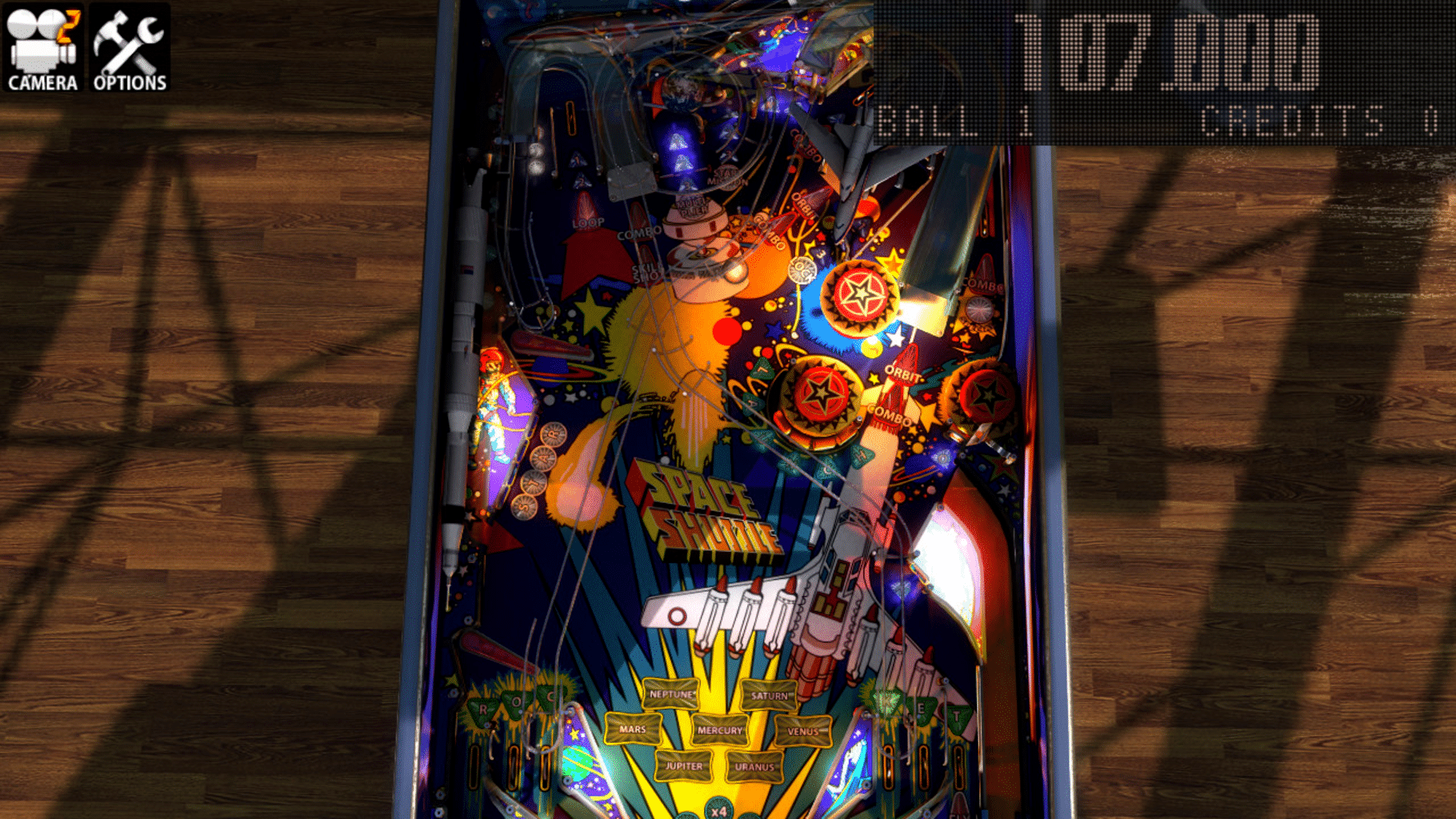 Zaccaria Pinball: Space Shuttle 2016 Table screenshot