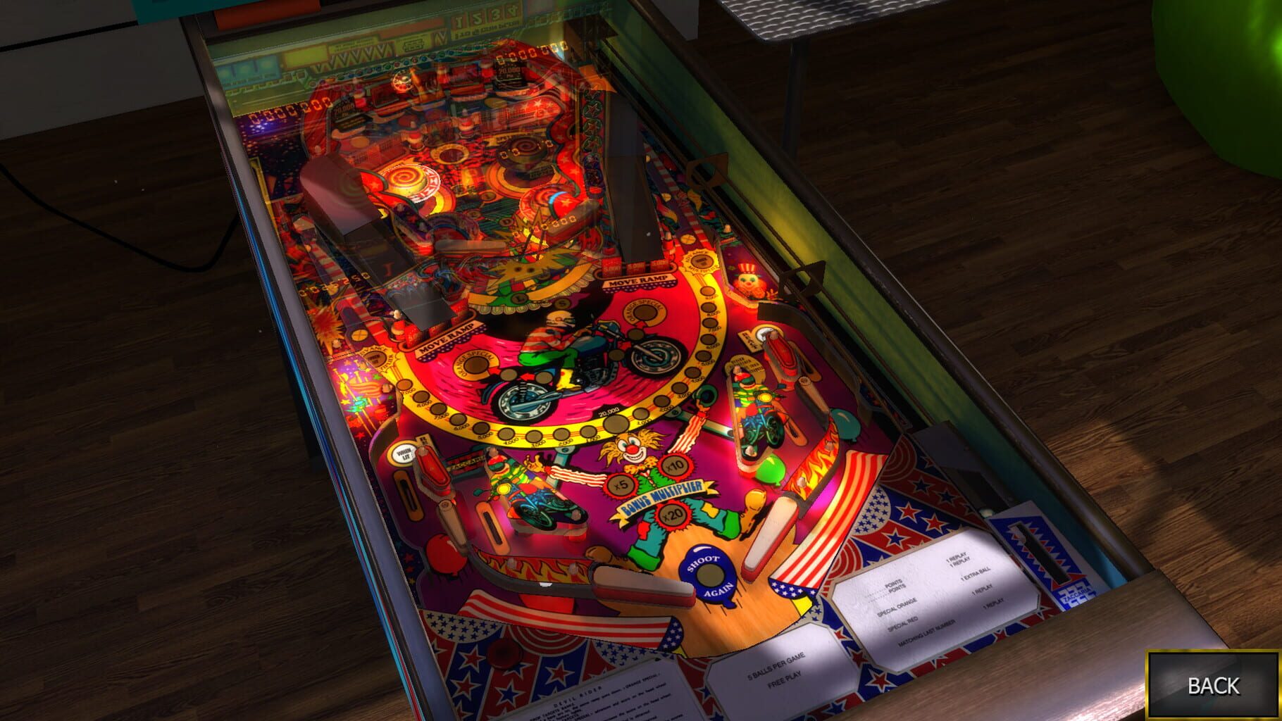 Captura de pantalla - Zaccaria Pinball: Devil Riders Table