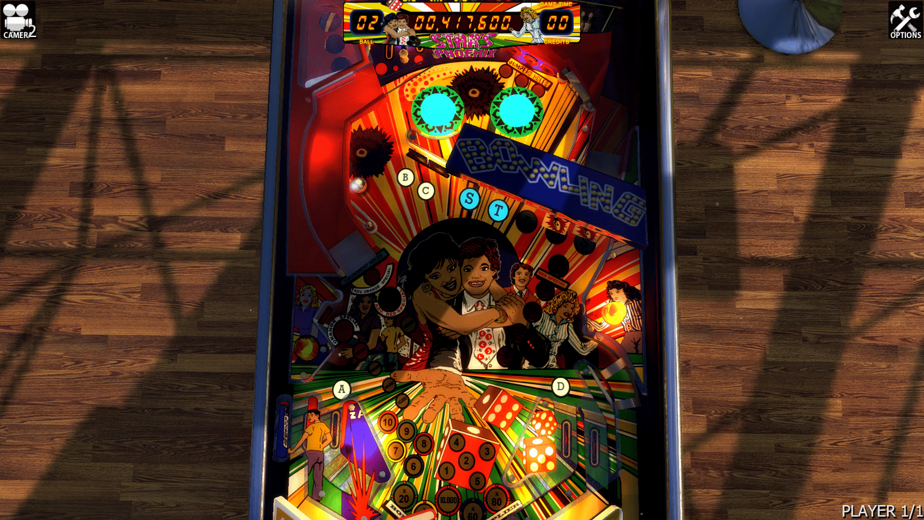 Zaccaria Pinball: Star's Phoenix Table screenshot