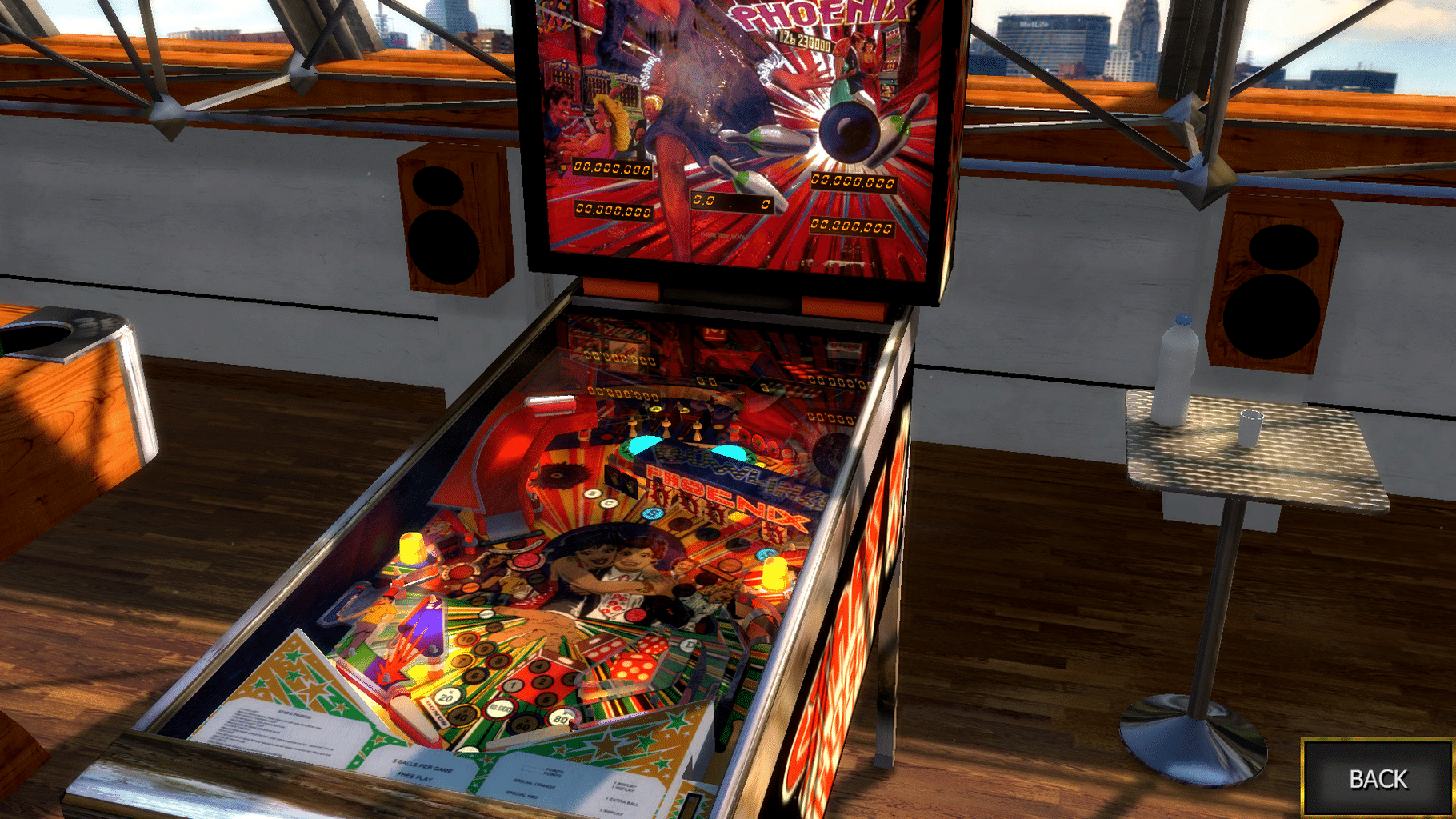 Zaccaria Pinball: Star's Phoenix Table screenshot