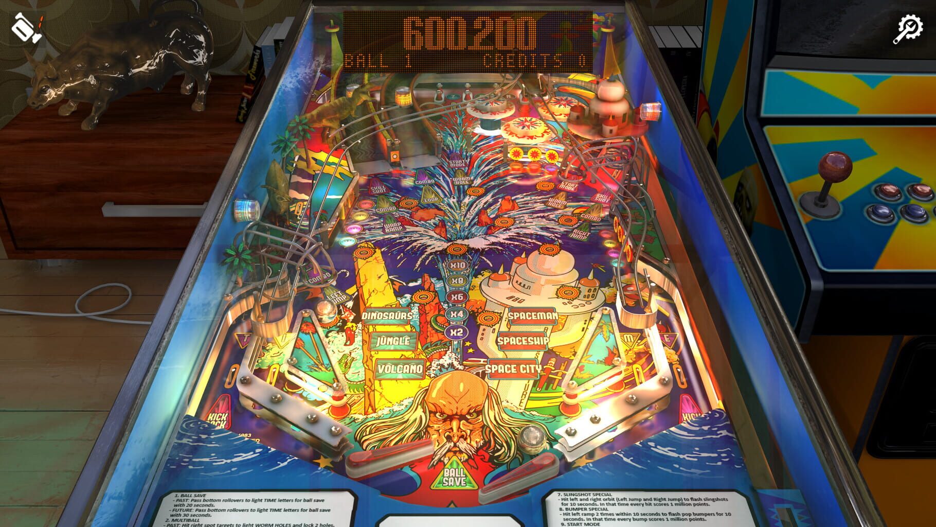 Zaccaria Pinball: Time Machine 2019 Table screenshot