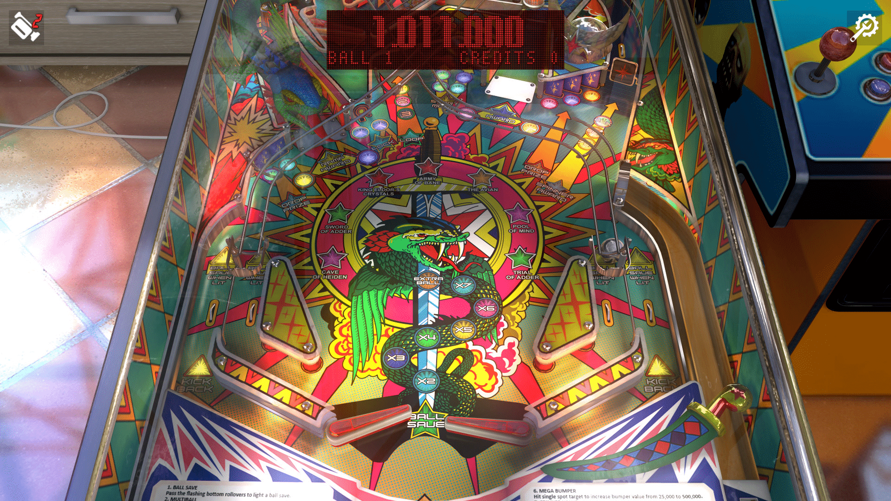 Zaccaria Pinball: Star God 2019 Table screenshot