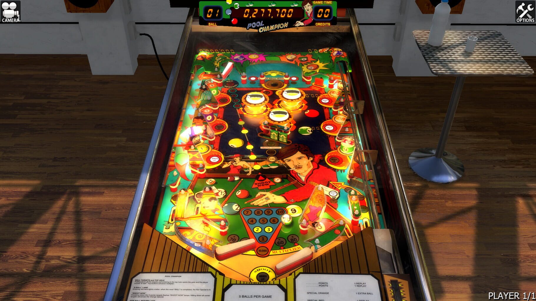 Captura de pantalla - Zaccaria Pinball: Pool Champion Table