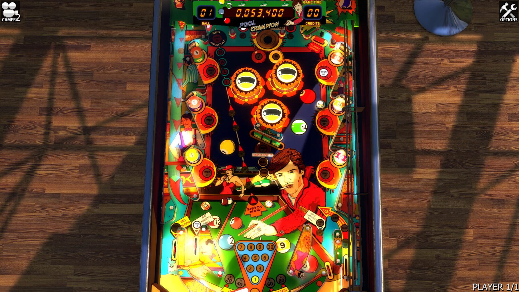 Captura de pantalla - Zaccaria Pinball: Pool Champion Table