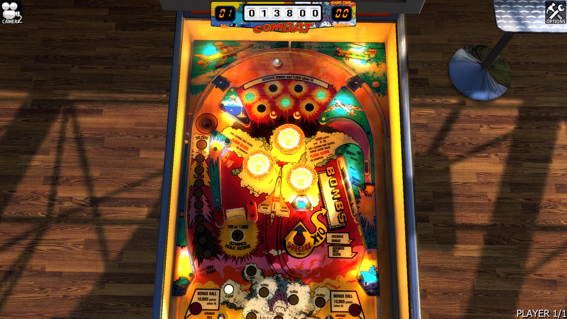 Zaccaria Pinball: Combat Table screenshot