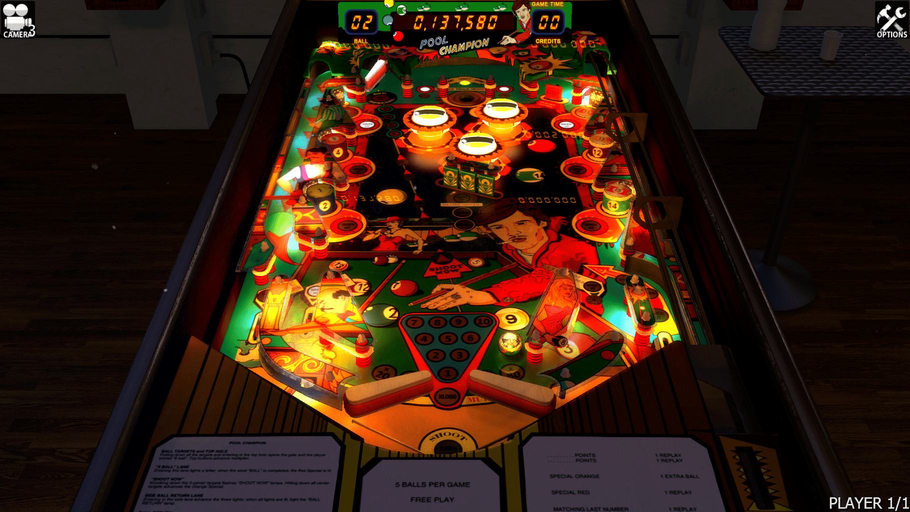 Zaccaria Pinball: Pool Champion Table screenshot