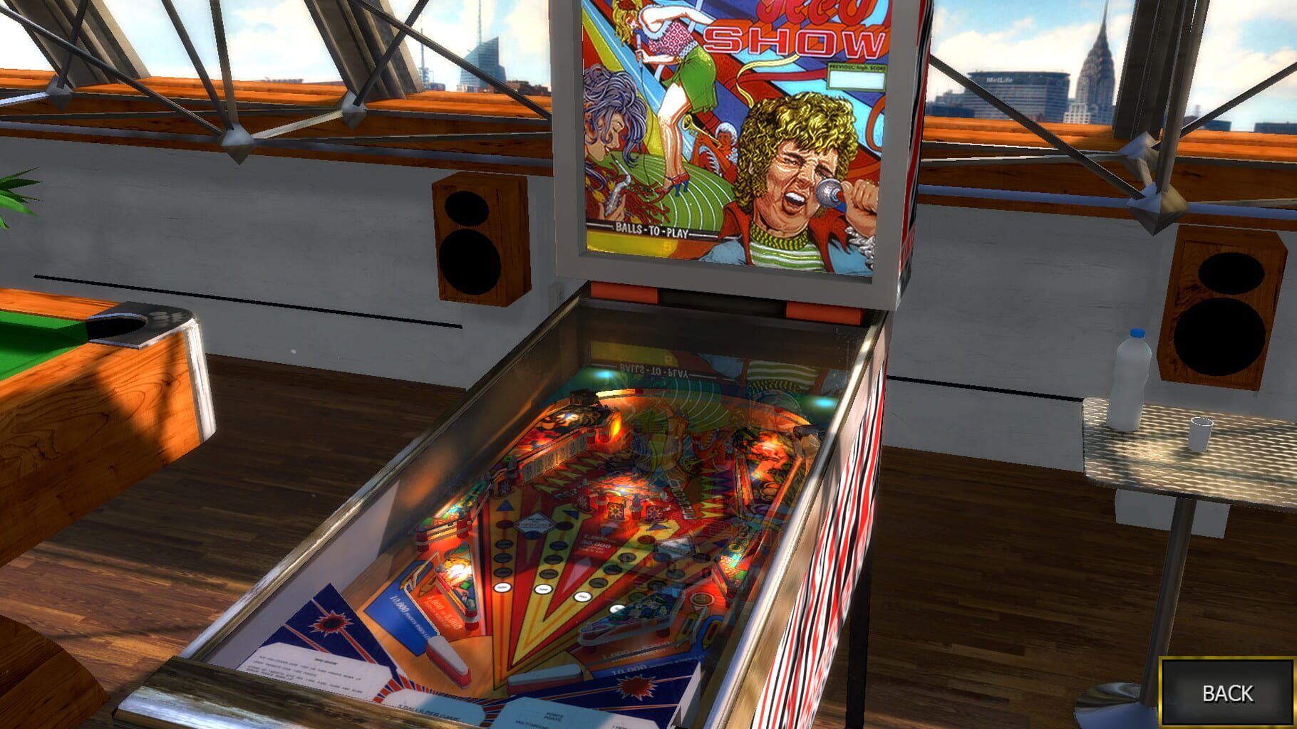 Captura de pantalla - Zaccaria Pinball: Red Show Table