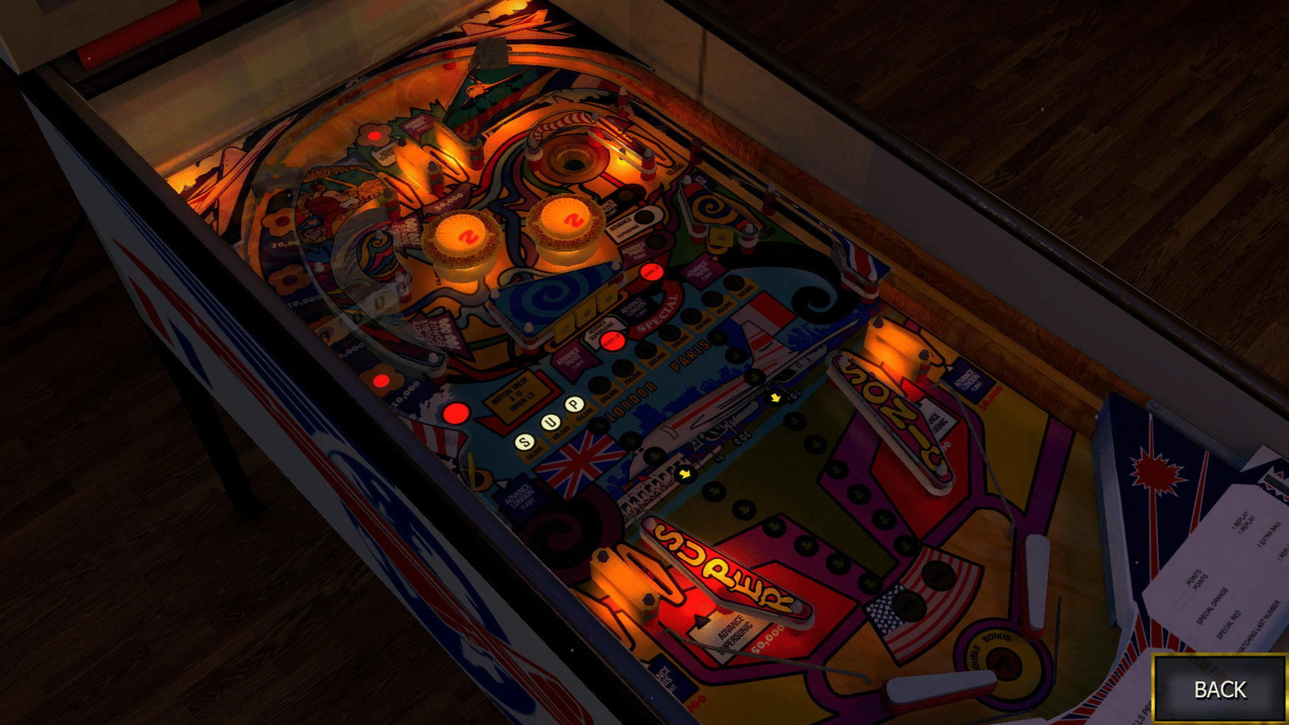 Zaccaria Pinball: Supersonic Table screenshot